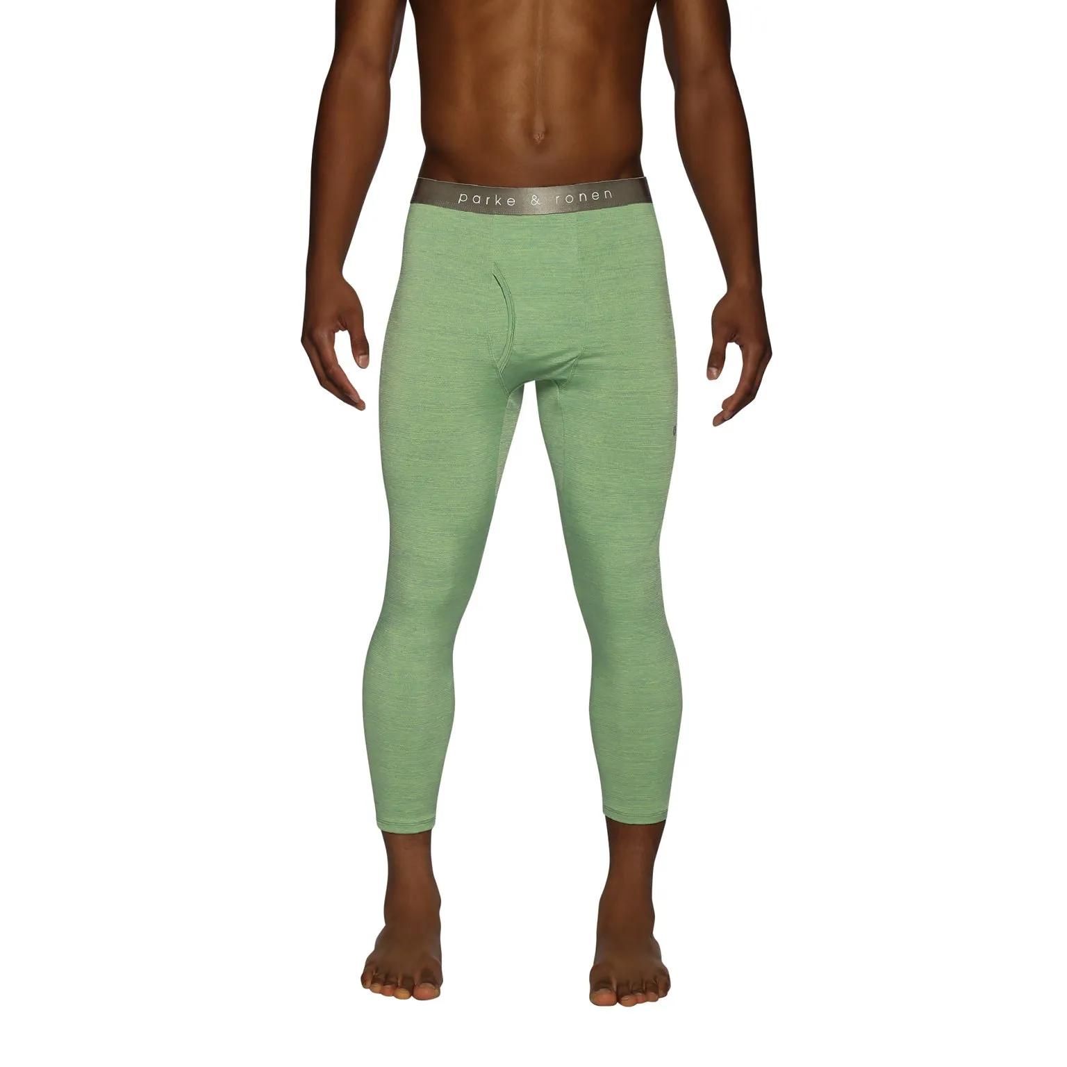 Parke & Ronen Actionwear Lemon Lime Mako Nylon Legging sold by Underwear Expert
