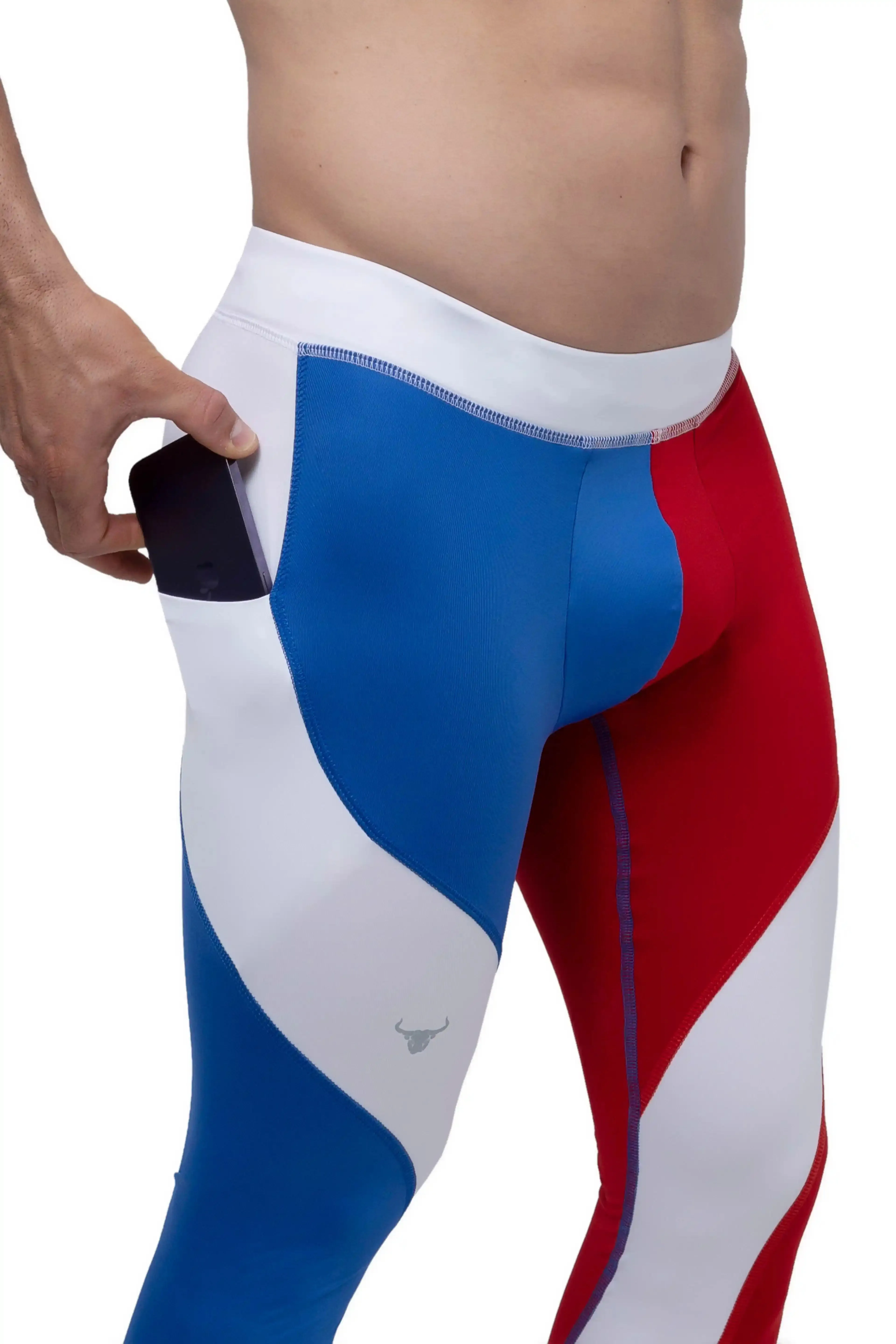 Matador Meggings Blue/Red/White Meggings sold by Underwear Expert product image thumbnail 2