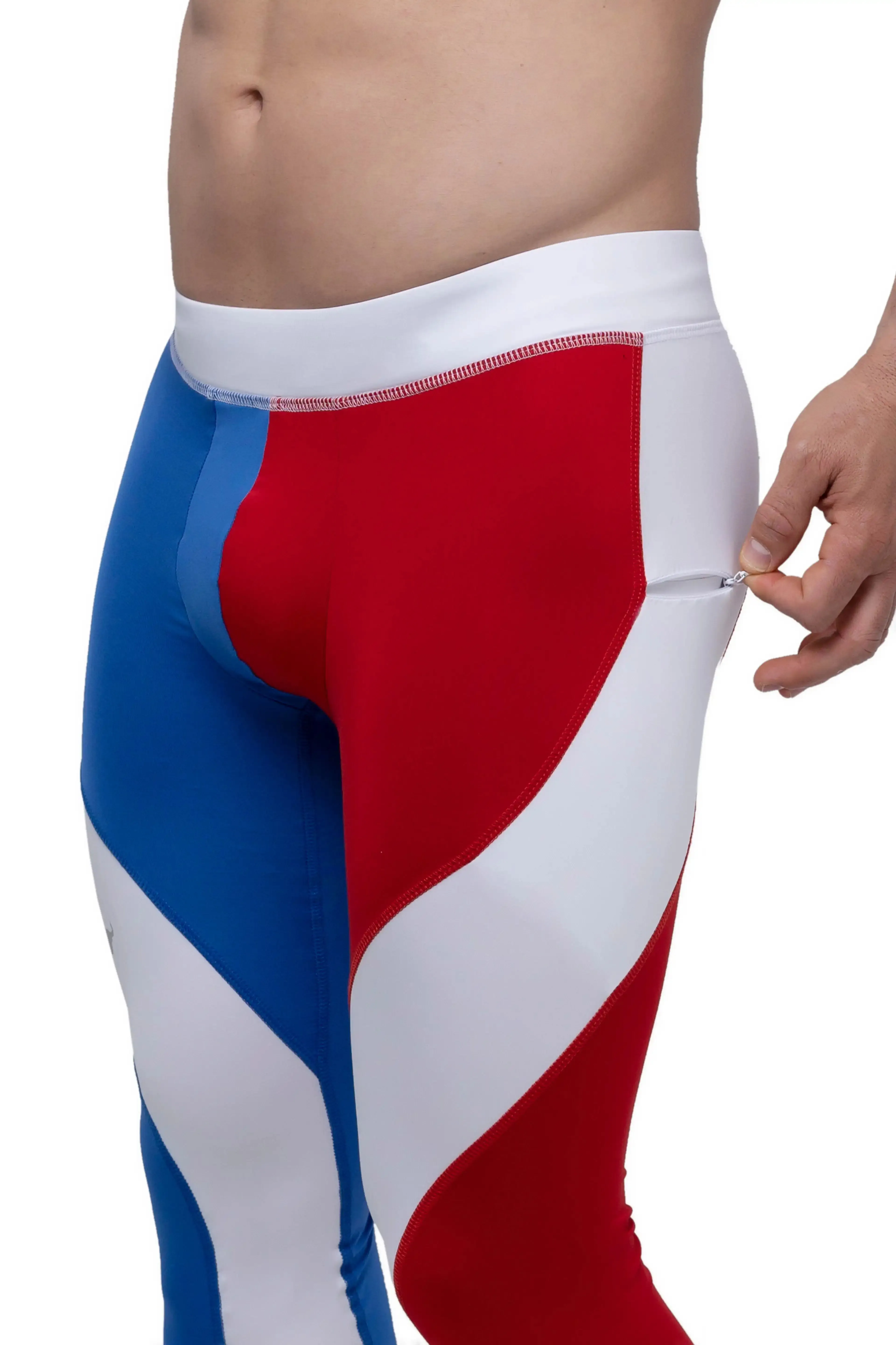 Matador Meggings Blue/Red/White Meggings sold by Underwear Expert product image thumbnail 4