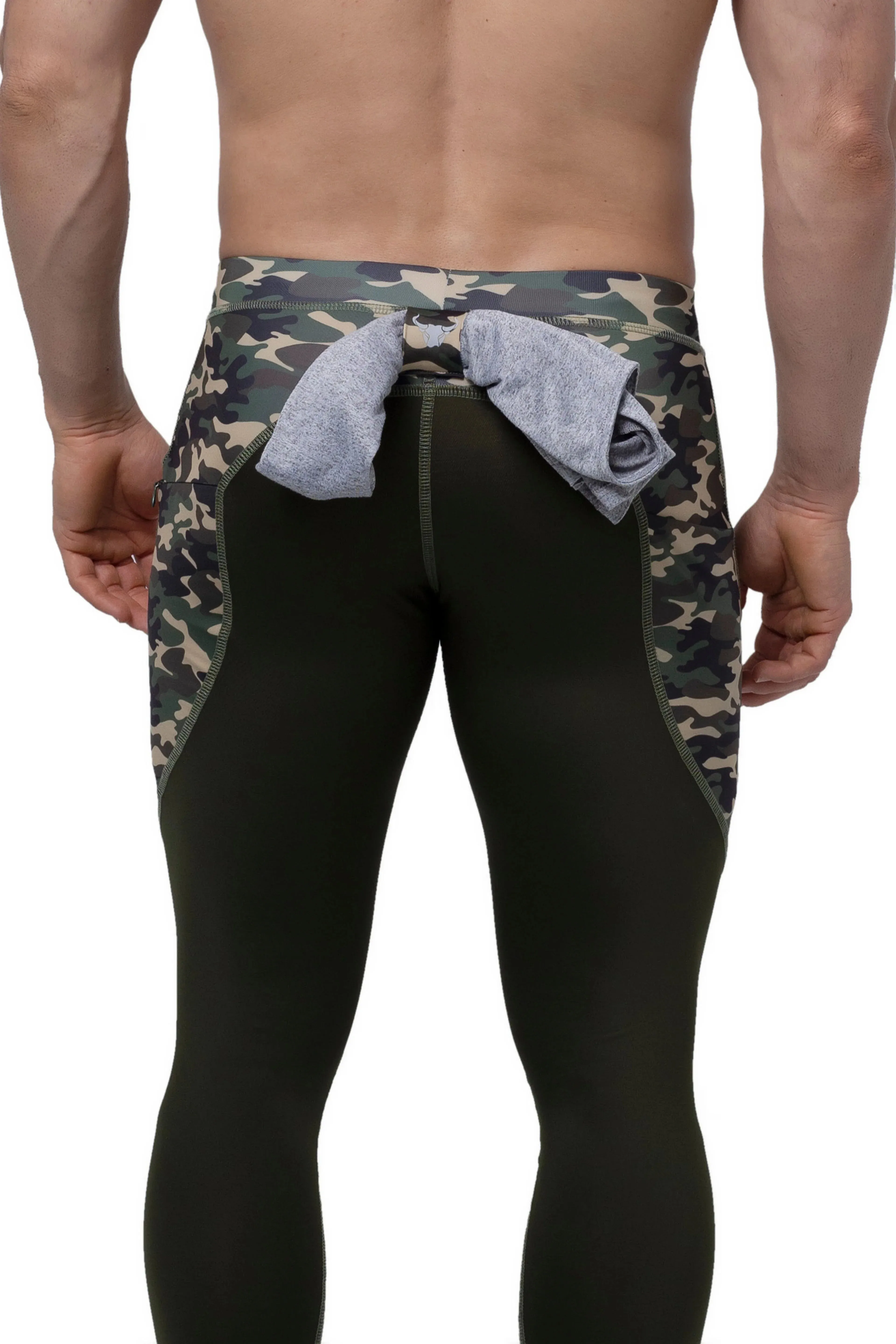Matador Meggings Reverse Green Camo Meggings sold by Underwear Expert product image thumbnail 3