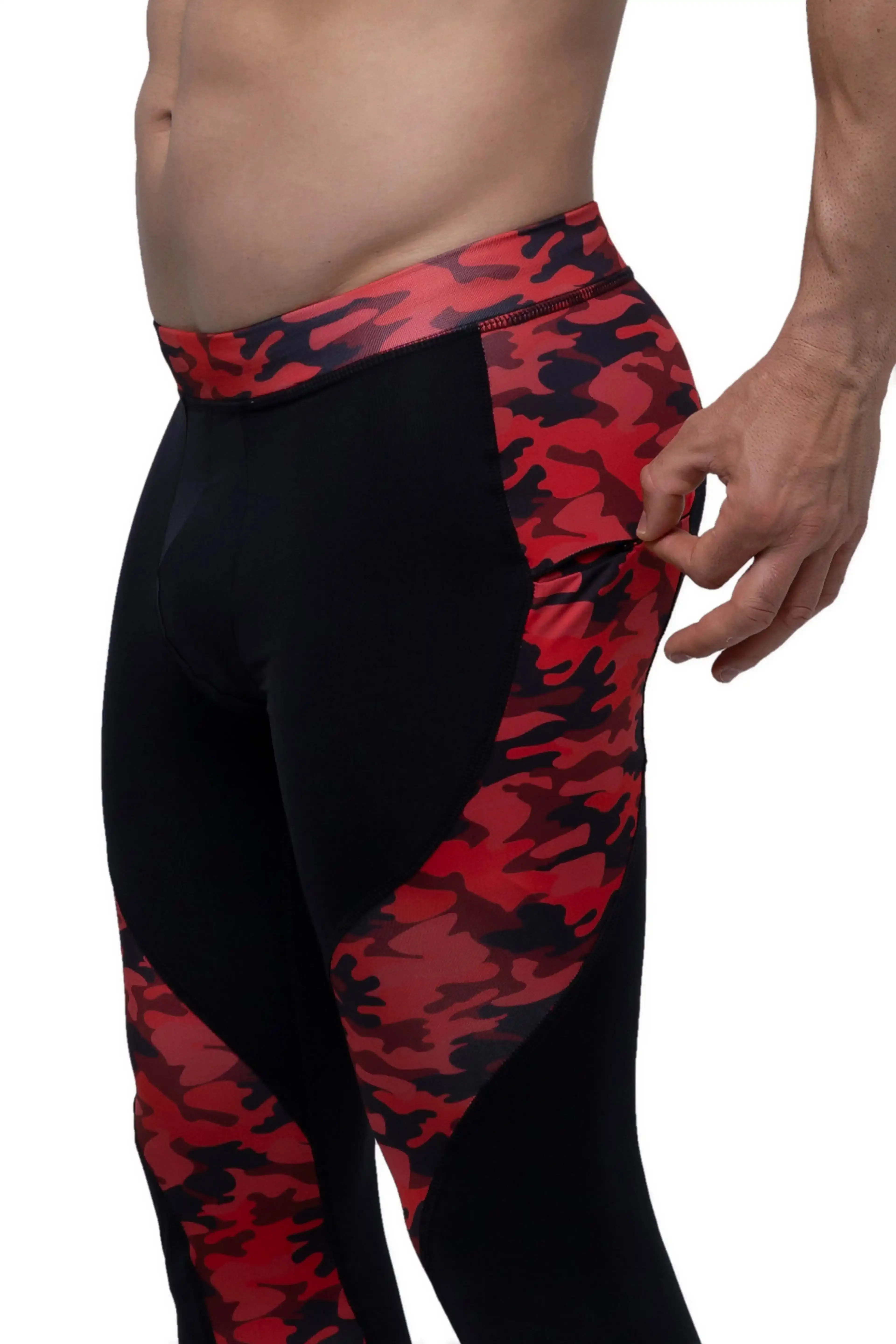 Matador Meggings Reverse Red Camo Meggings sold by Underwear Expert product image thumbnail 4