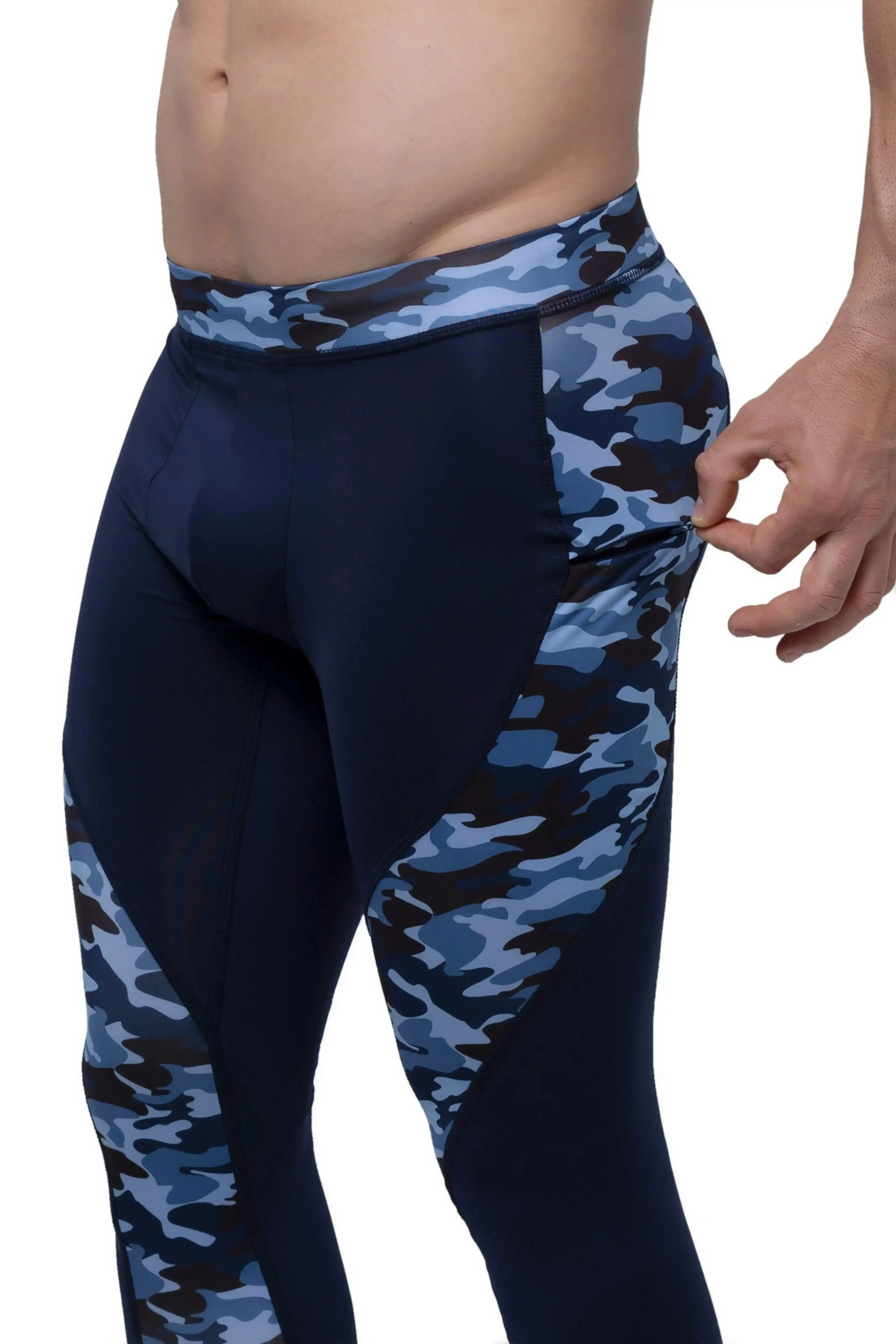 Matador Meggings Reverse Blue Camo Meggings sold by Underwear Expert product image thumbnail 4