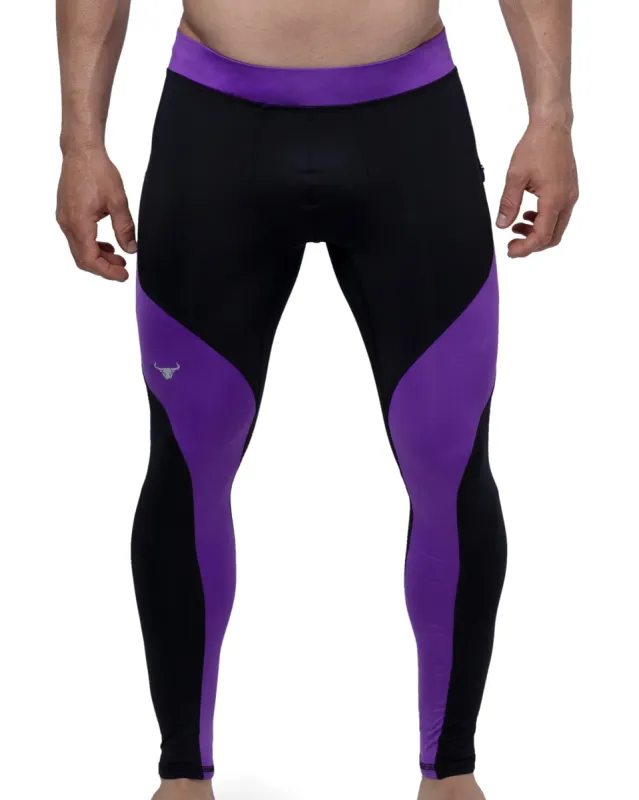 Matador Meggings Black/Purple Meggings sold by Underwear Expert