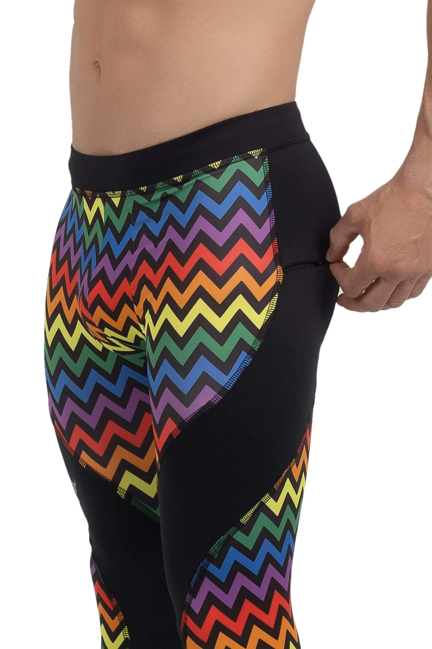 Matador Meggings Pride Zigzag Meggings sold by Underwear Expert product image thumbnail 4