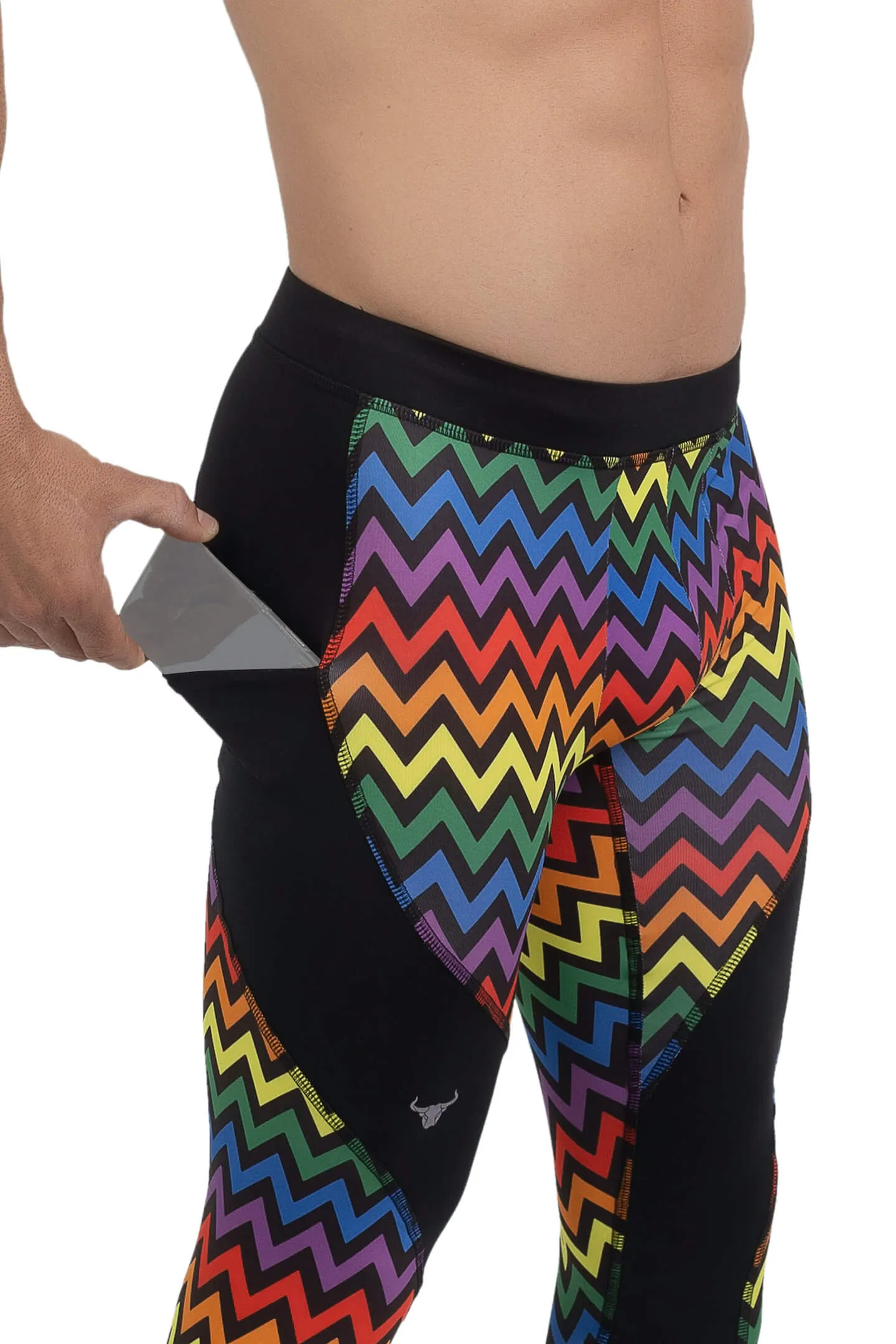 Matador Meggings Pride Zigzag Meggings sold by Underwear Expert product image thumbnail 2