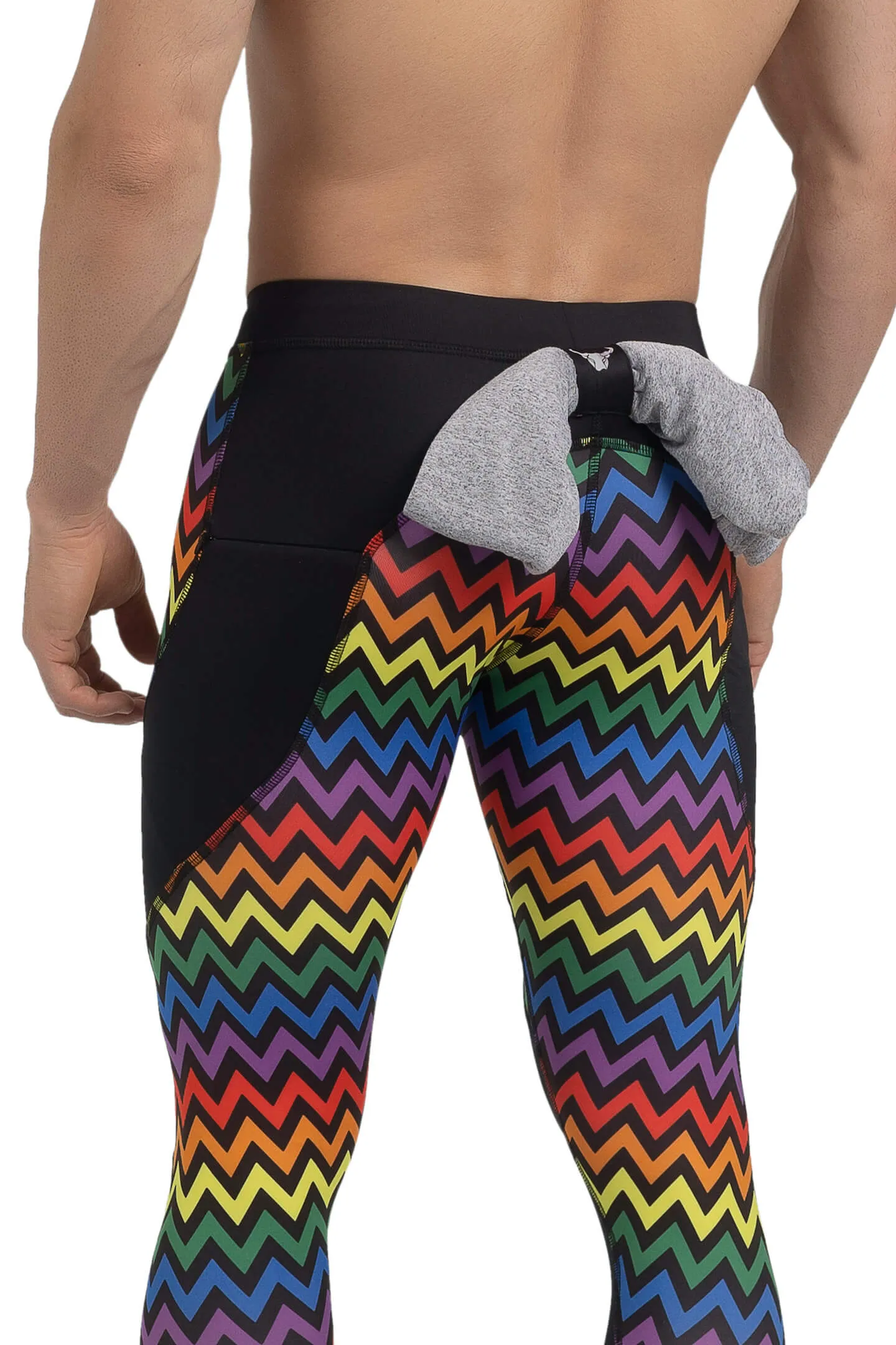 Matador Meggings Pride Zigzag Meggings sold by Underwear Expert product image thumbnail 3