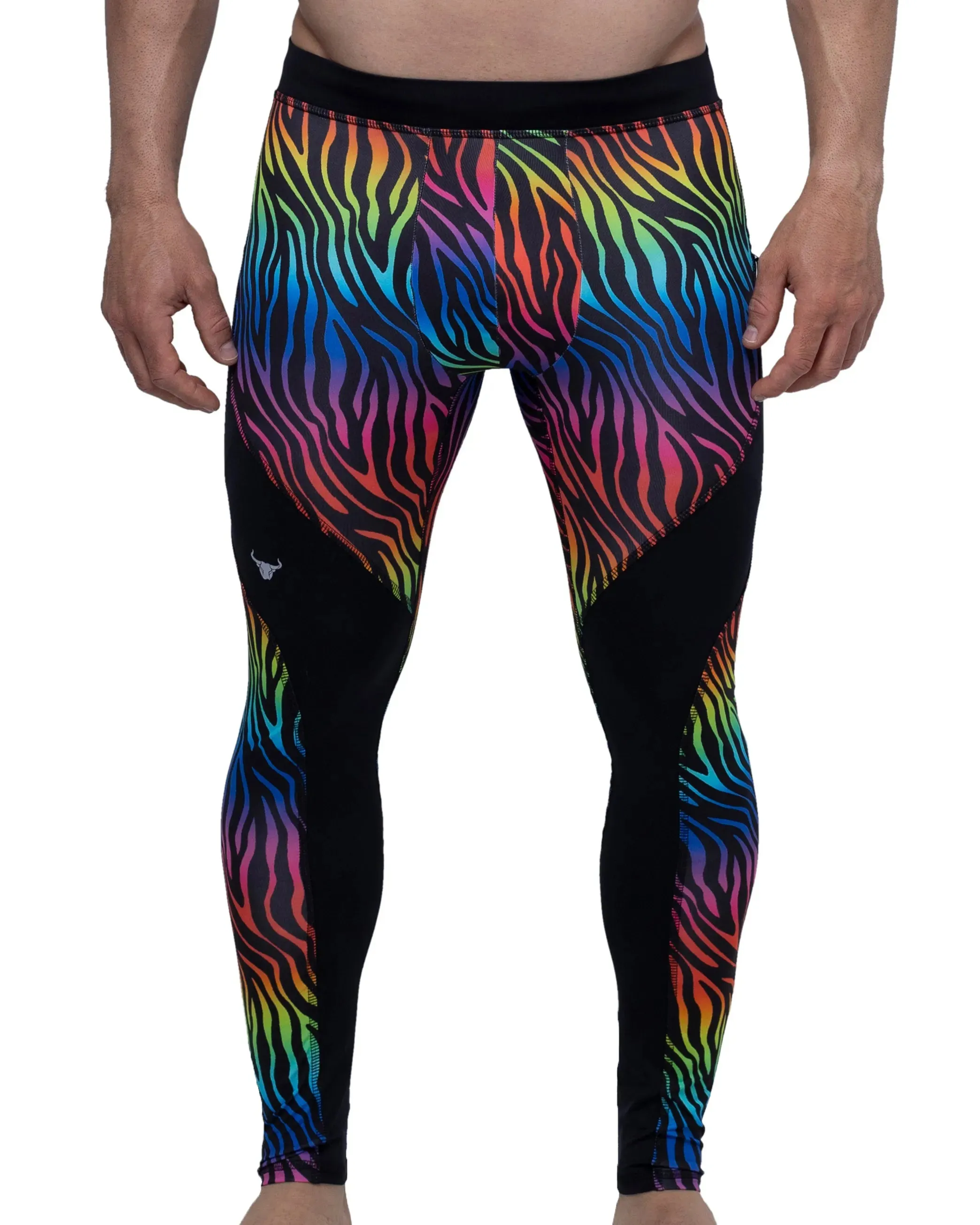 Matador Meggings Pride Rainbow Tiger Meggings sold by Underwear Expert