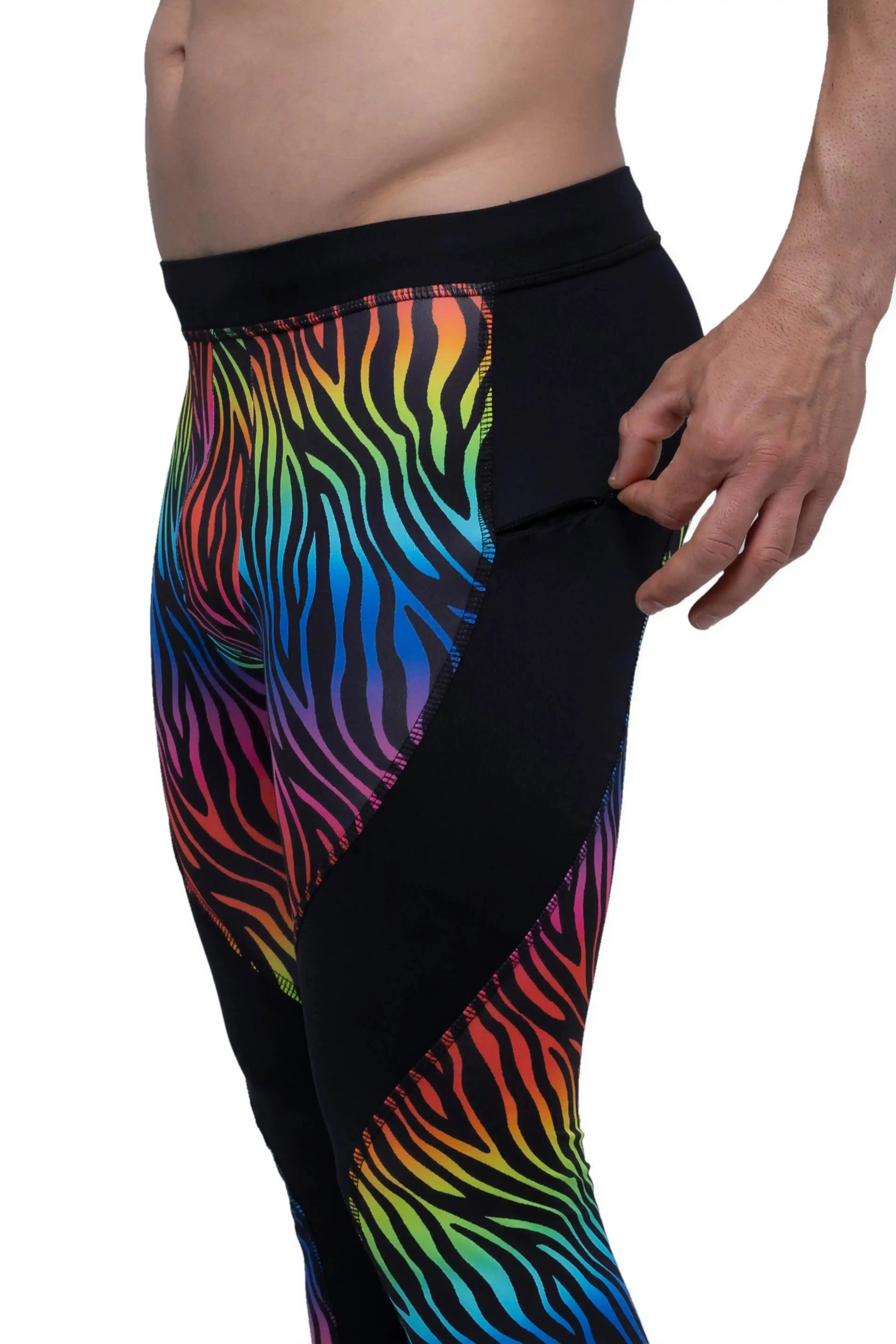 Matador Meggings Pride Rainbow Tiger Meggings sold by Underwear Expert product image thumbnail 4