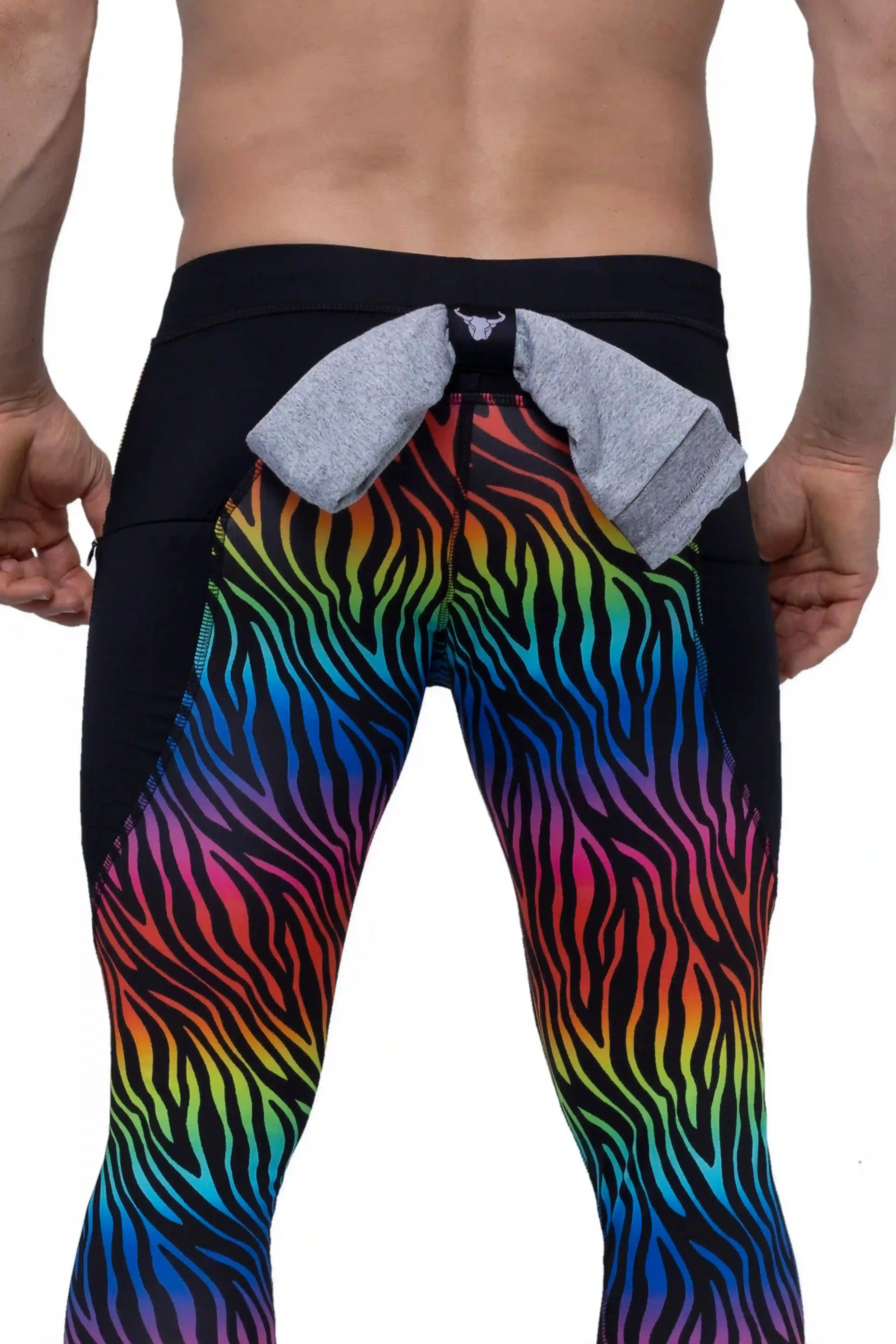 Matador Meggings Pride Rainbow Tiger Meggings sold by Underwear Expert product image thumbnail 3