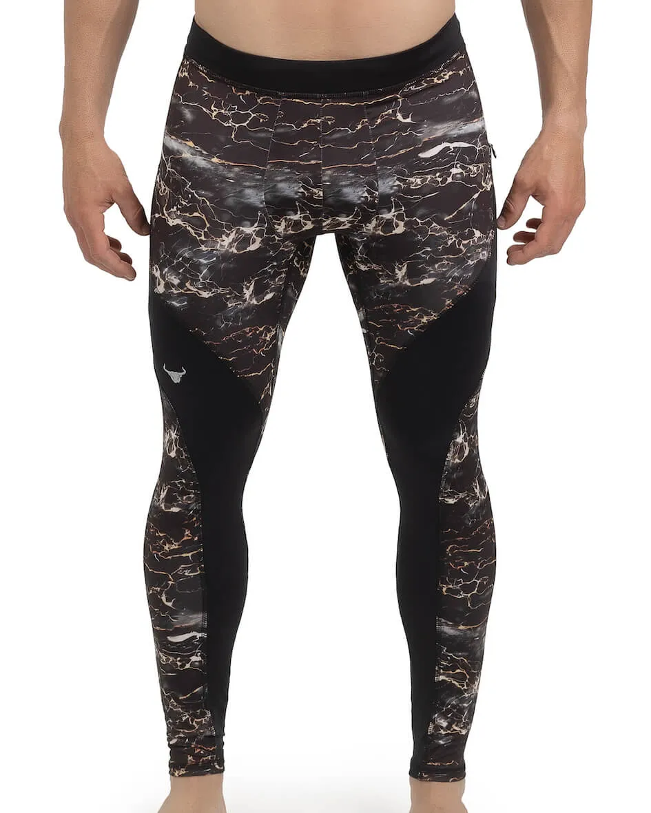 Matador Meggings Black Marble Meggings sold by Underwear Expert