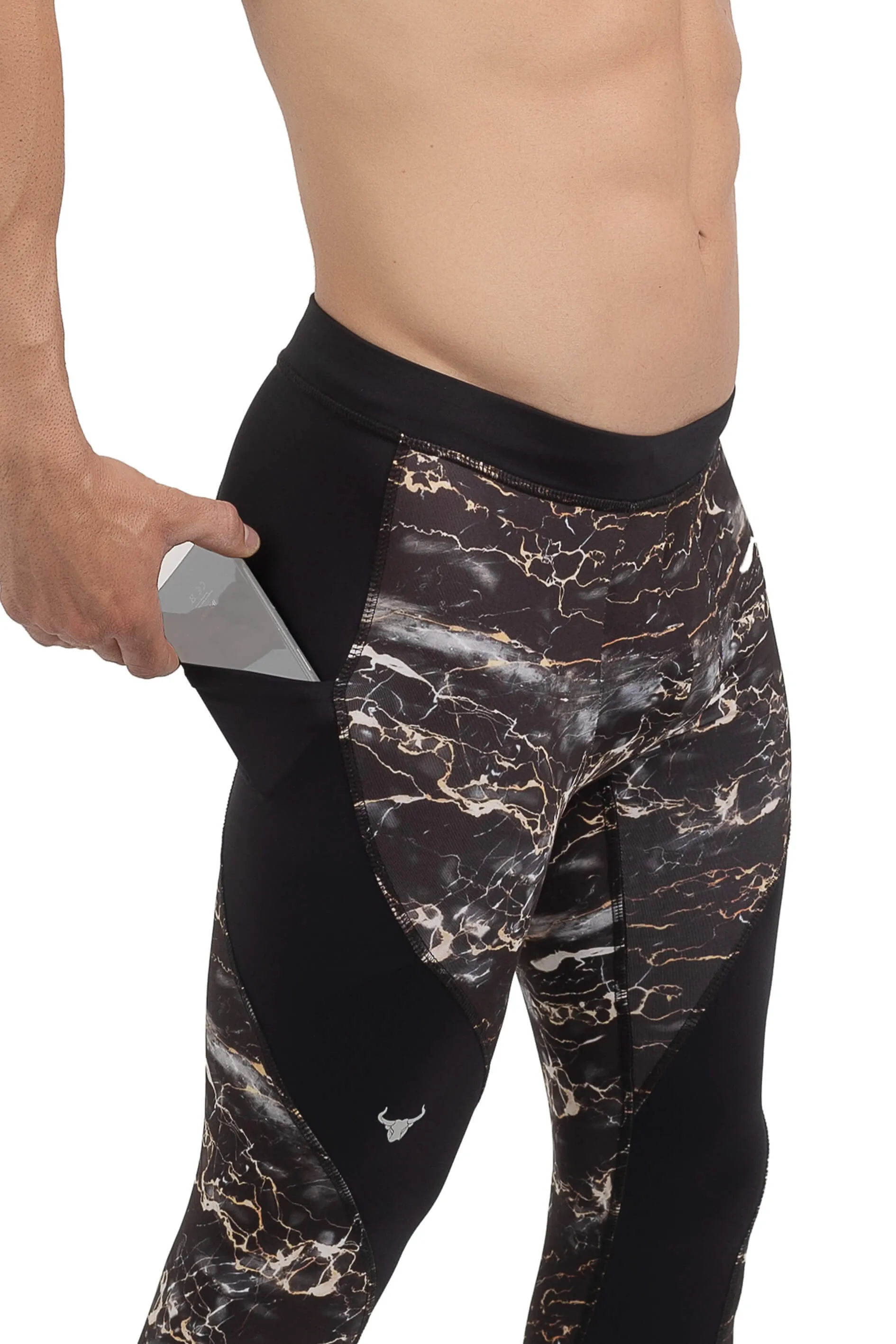 Matador Meggings Black Marble Meggings sold by Underwear Expert product image thumbnail 2
