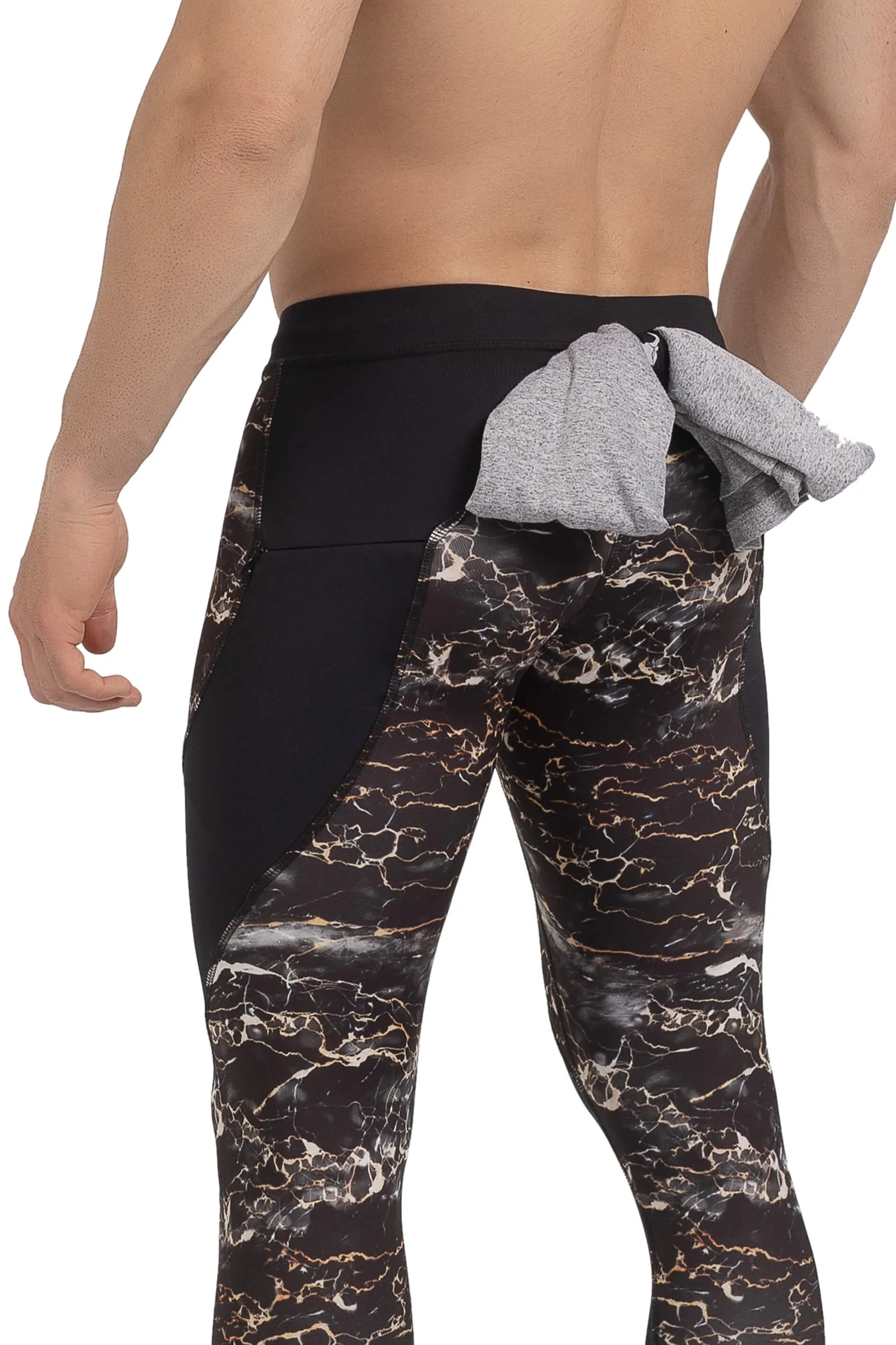 Matador Meggings Black Marble Meggings sold by Underwear Expert product image thumbnail 3