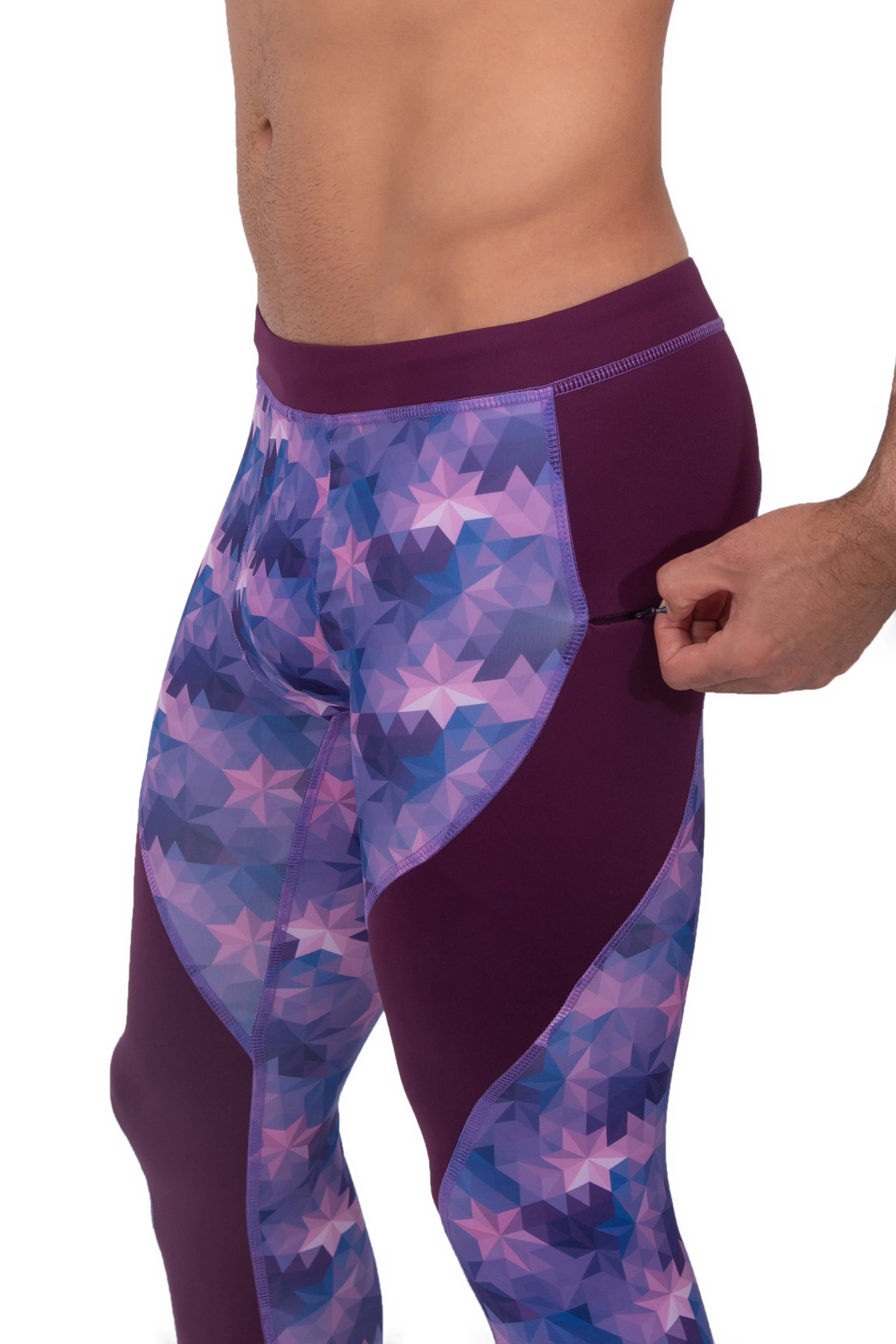Matador Meggings Purple Stars Meggings sold by Underwear Expert product image thumbnail 4