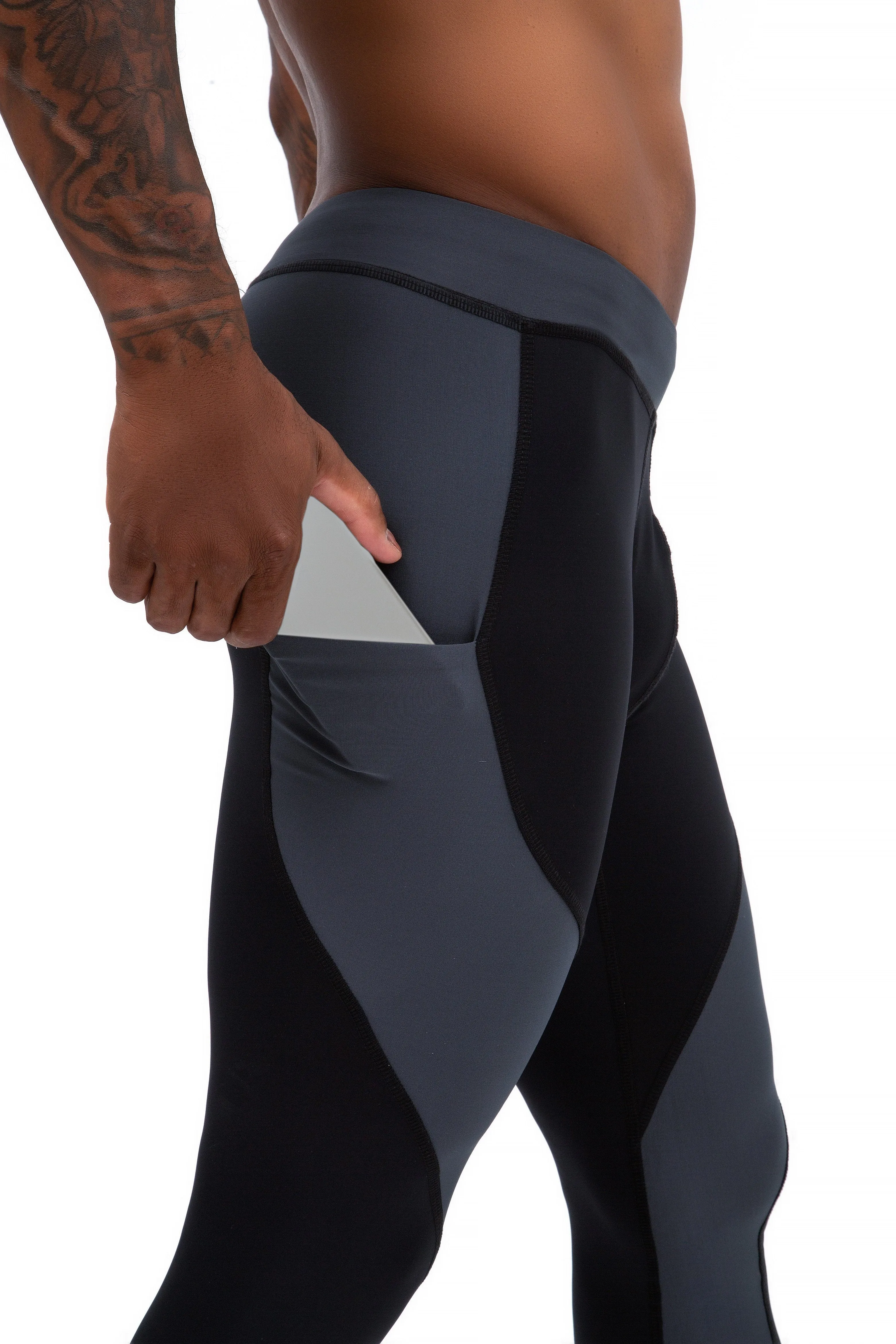 Matador Meggings Black/Gray Meggings sold by Underwear Expert product image thumbnail 2
