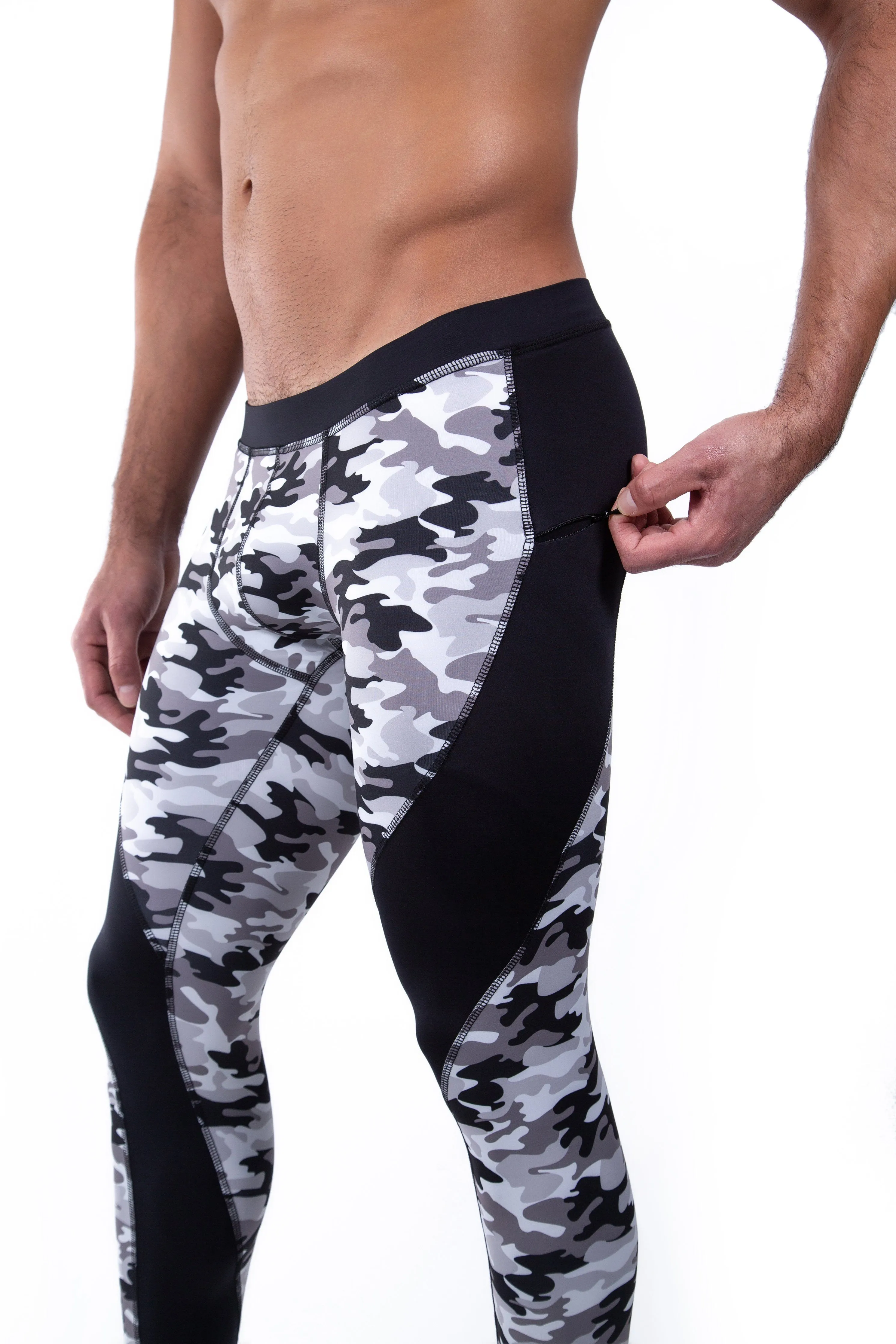 Matador Meggings Gray Camo Meggings sold by Underwear Expert product image thumbnail 4