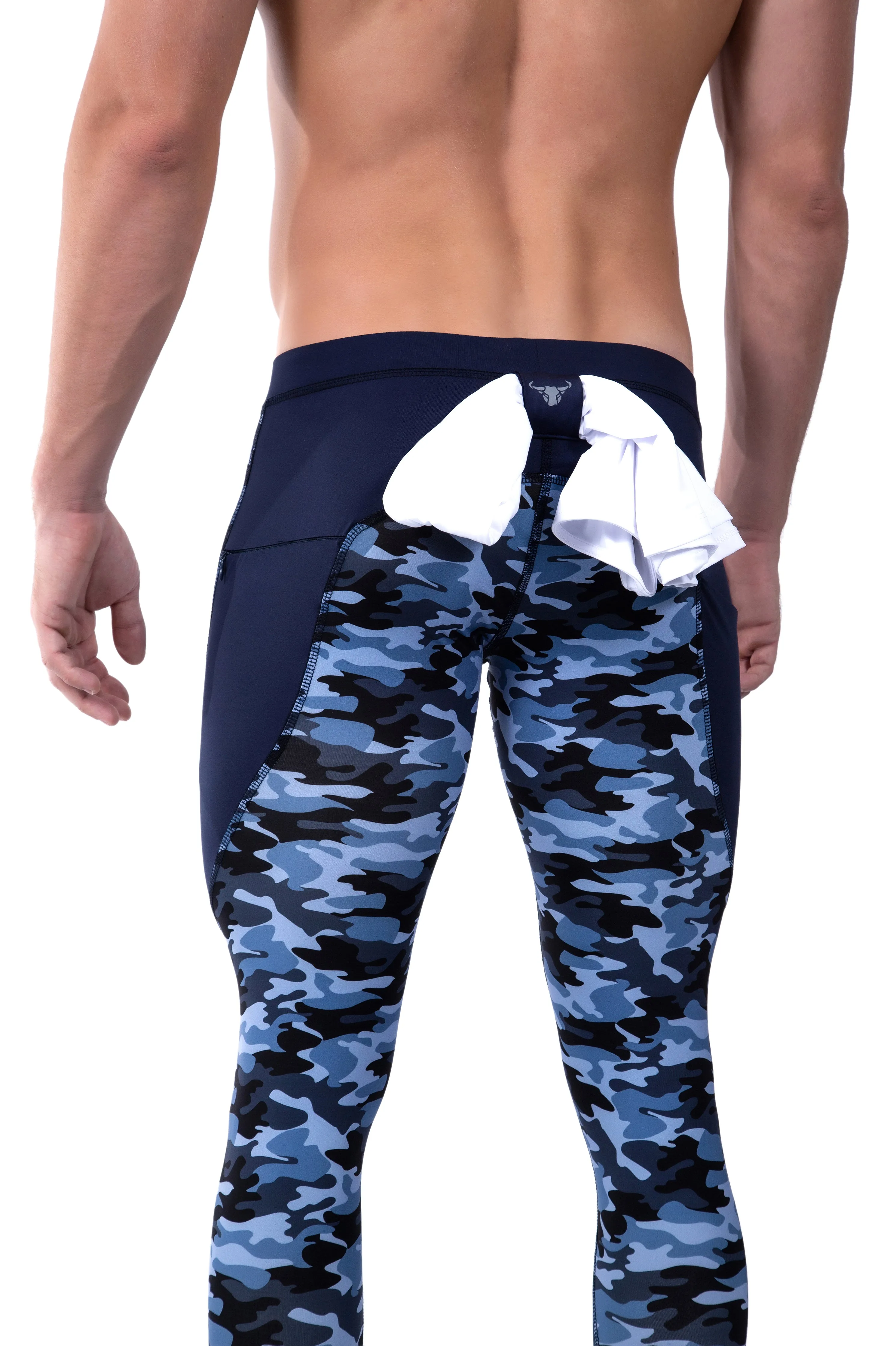 Matador Meggings Blue Camo Meggings sold by Underwear Expert product image thumbnail 3
