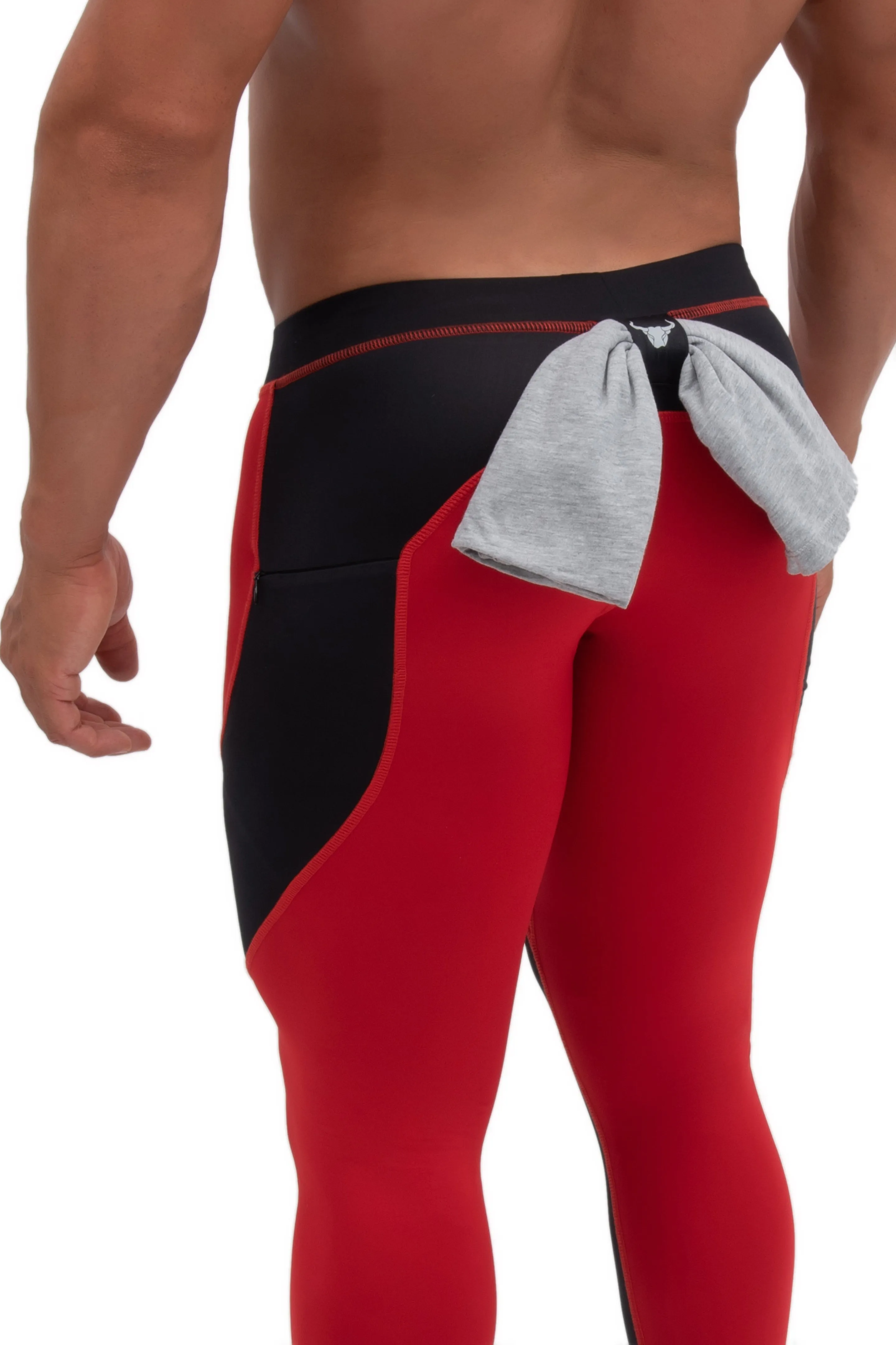 Matador Meggings Red/Black Meggings sold by Underwear Expert product image thumbnail 3