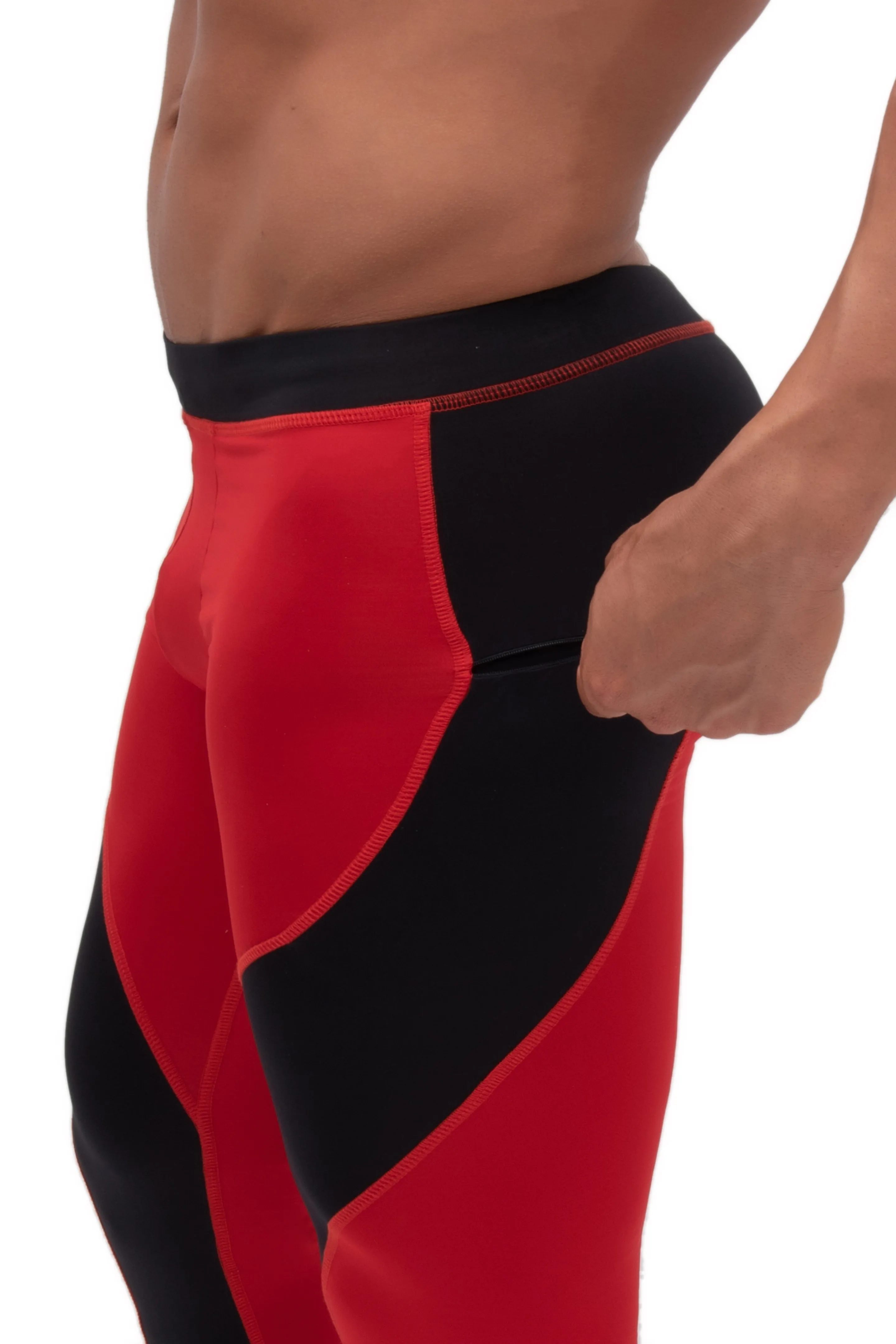Matador Meggings Red/Black Meggings sold by Underwear Expert product image thumbnail 4