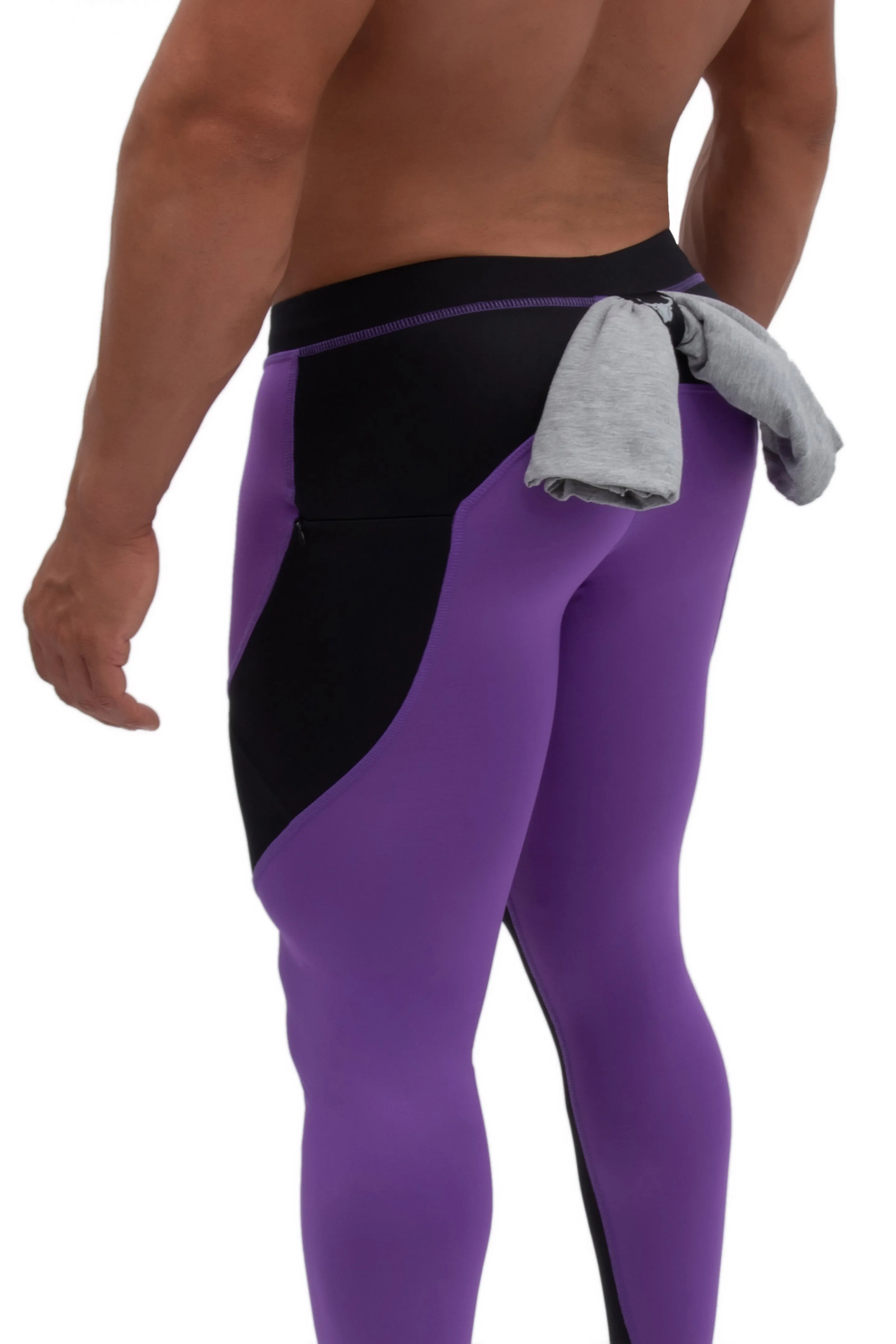 Matador Meggings Purple/Black Meggings sold by Underwear Expert product image thumbnail 3