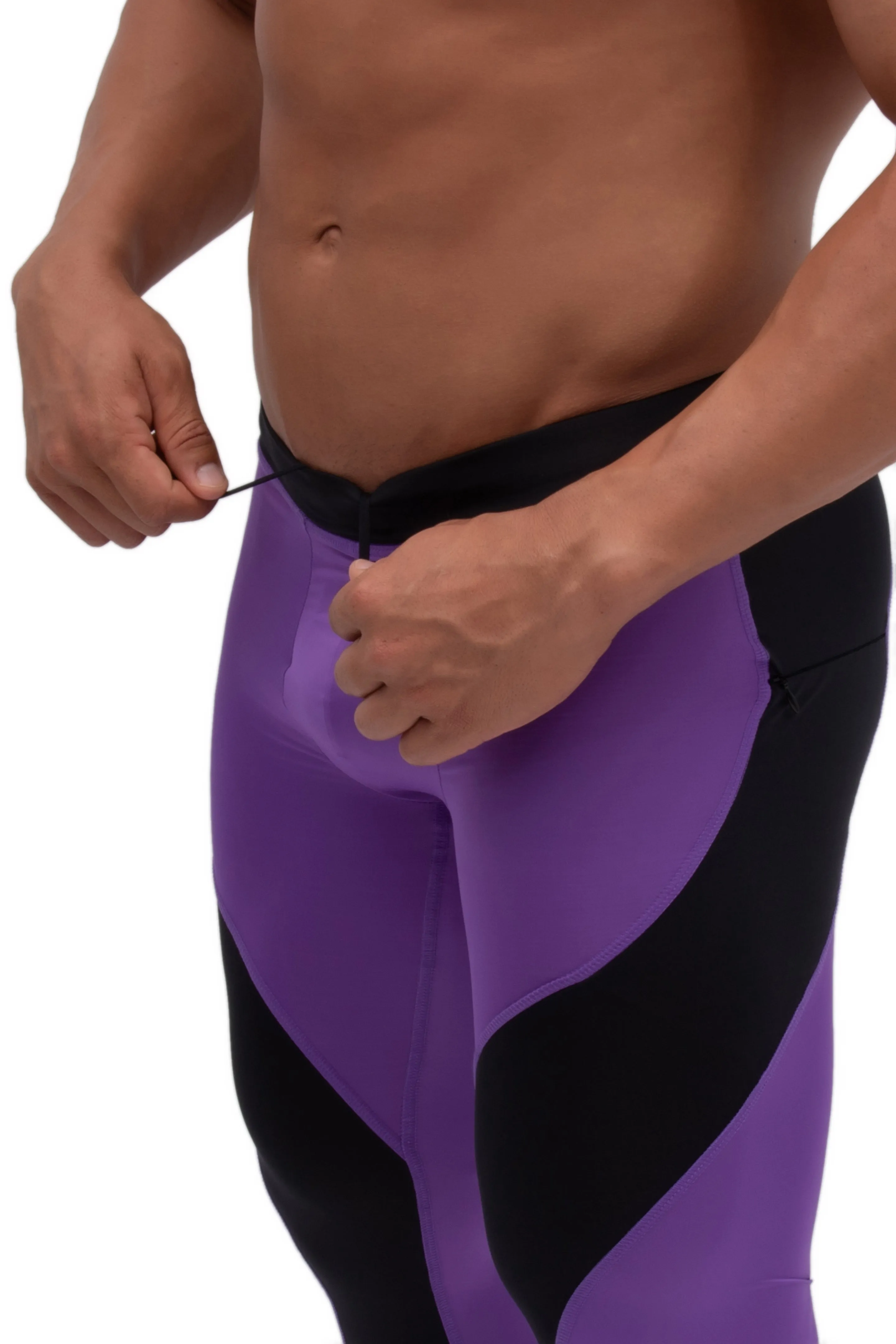 Matador Meggings Purple/Black Meggings sold by Underwear Expert product image thumbnail 5