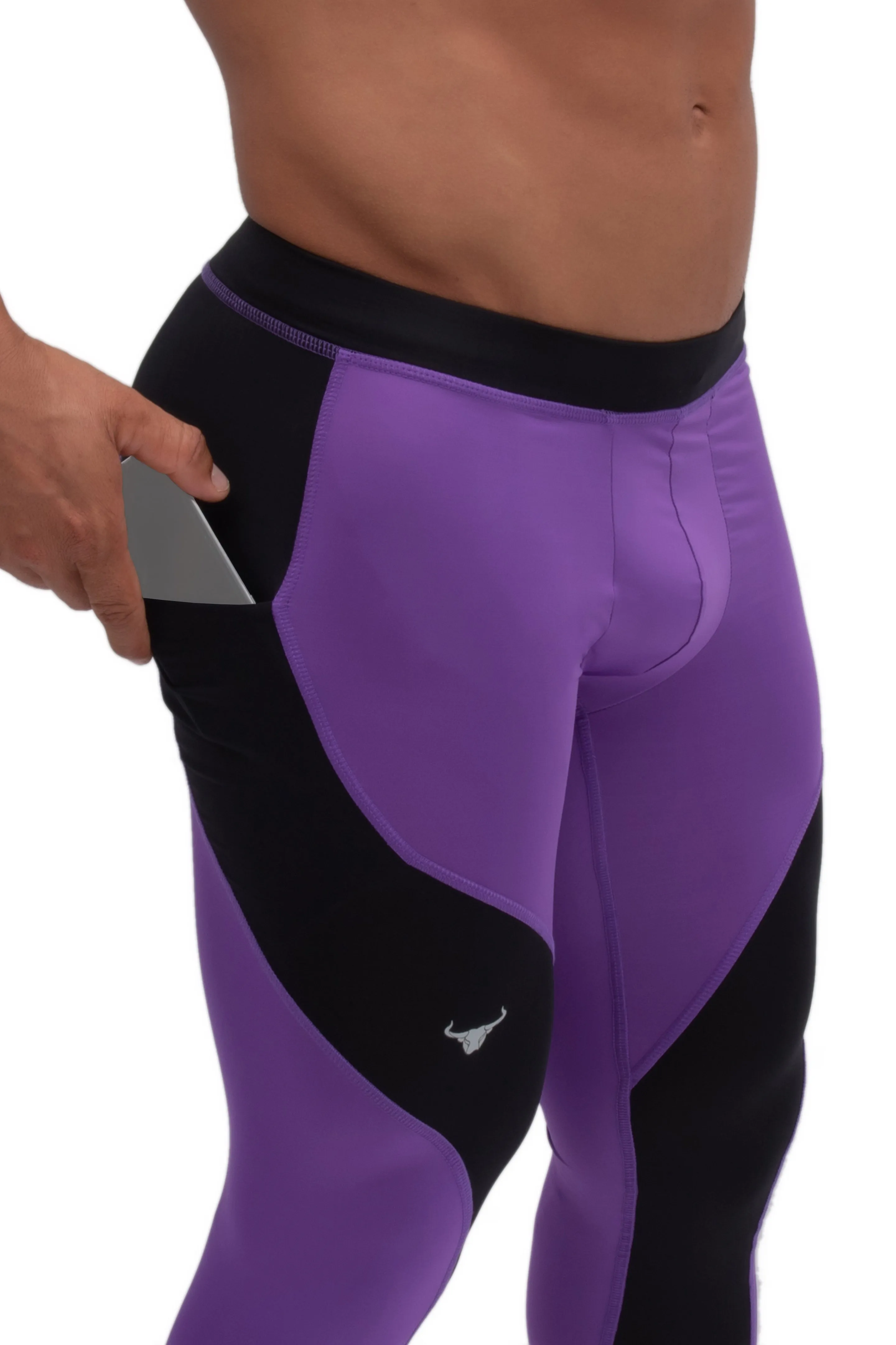 Matador Meggings Purple/Black Meggings sold by Underwear Expert product image thumbnail 2
