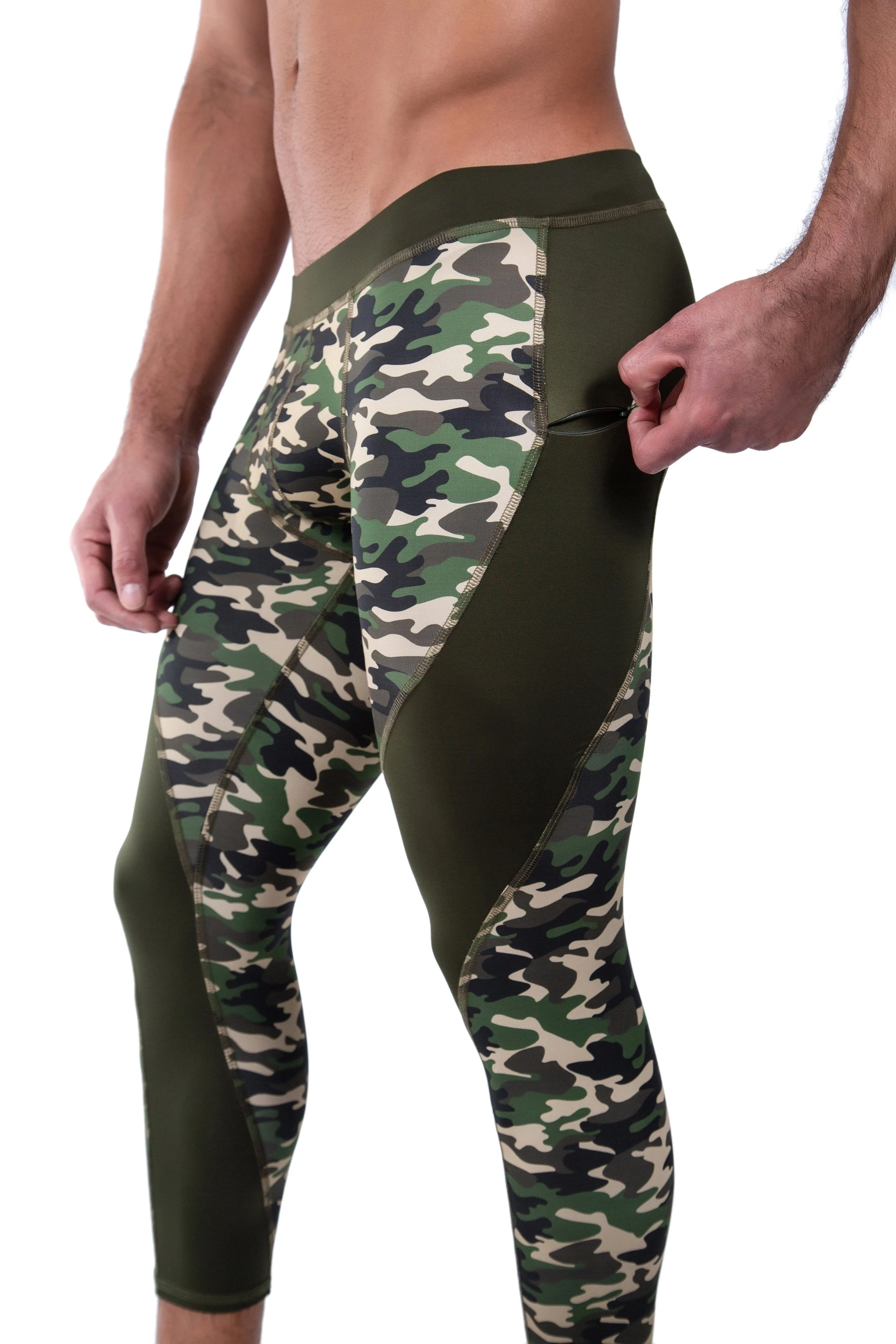 Matador Meggings Green Camo Meggings sold by Underwear Expert product image thumbnail 4