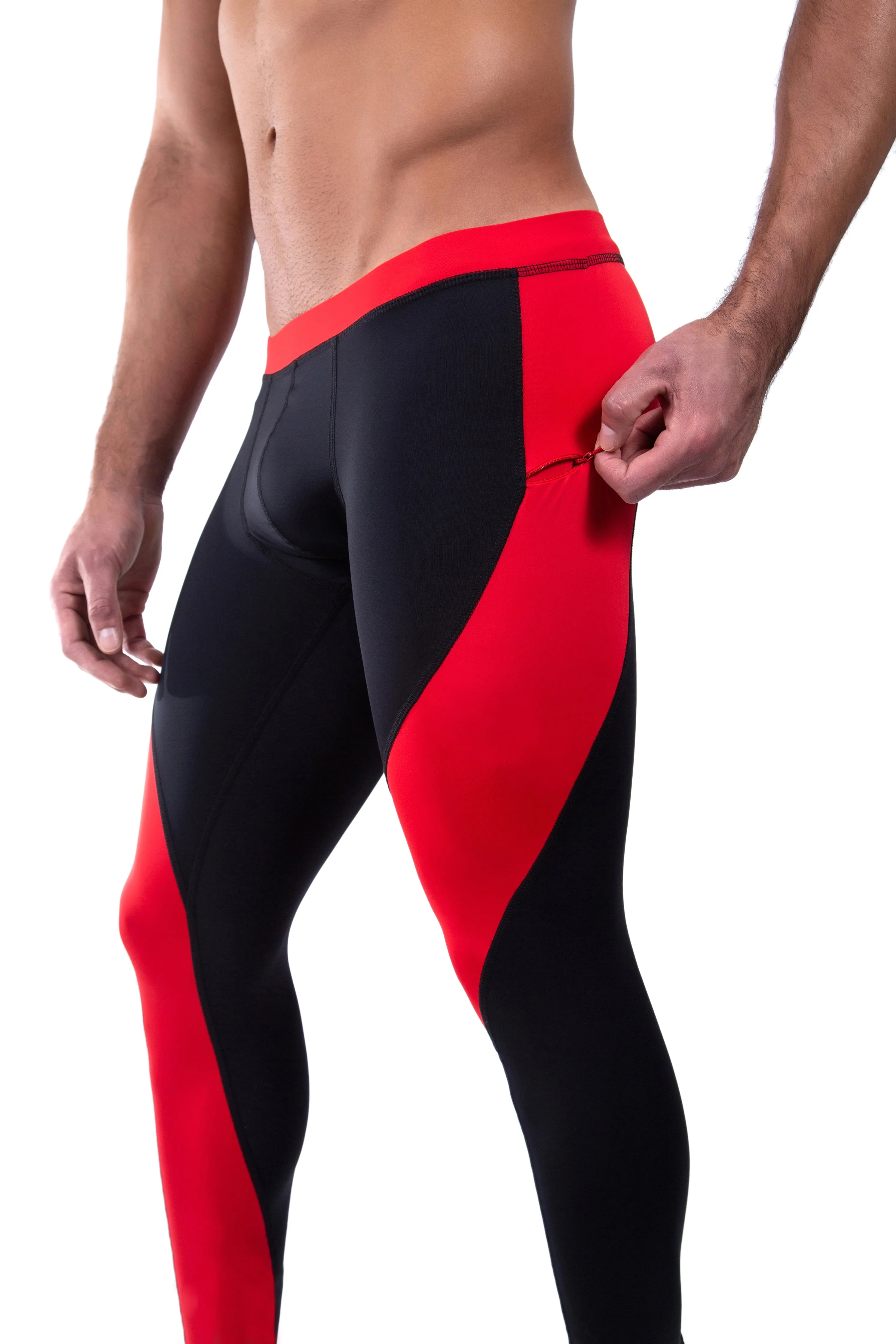Matador Meggings Black/Red Meggings sold by Underwear Expert product image thumbnail 4