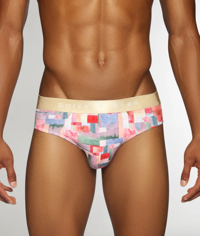 Parke & Ronen Printed Low-Rise Brief sold by Underwear Expert