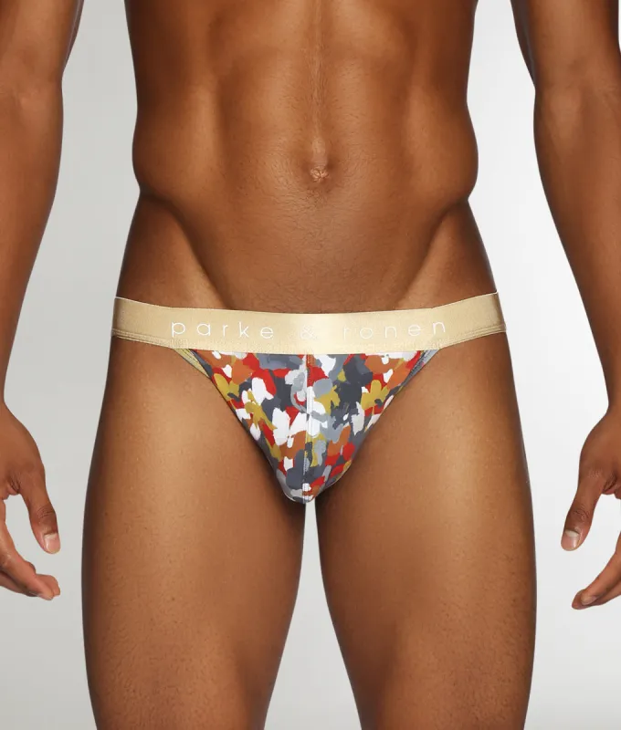 Parke & Ronen Printed Low-Rise Jockstrap sold by Underwear Expert