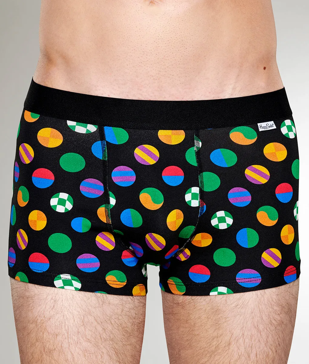 Happy Socks Clashing Dot Trunk sold by Underwear Expert