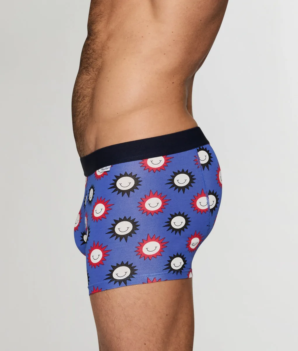 Happy Socks Sunny Smile Trunk Blue Sunny Smile sold by Underwear Expert product image thumbnail 3