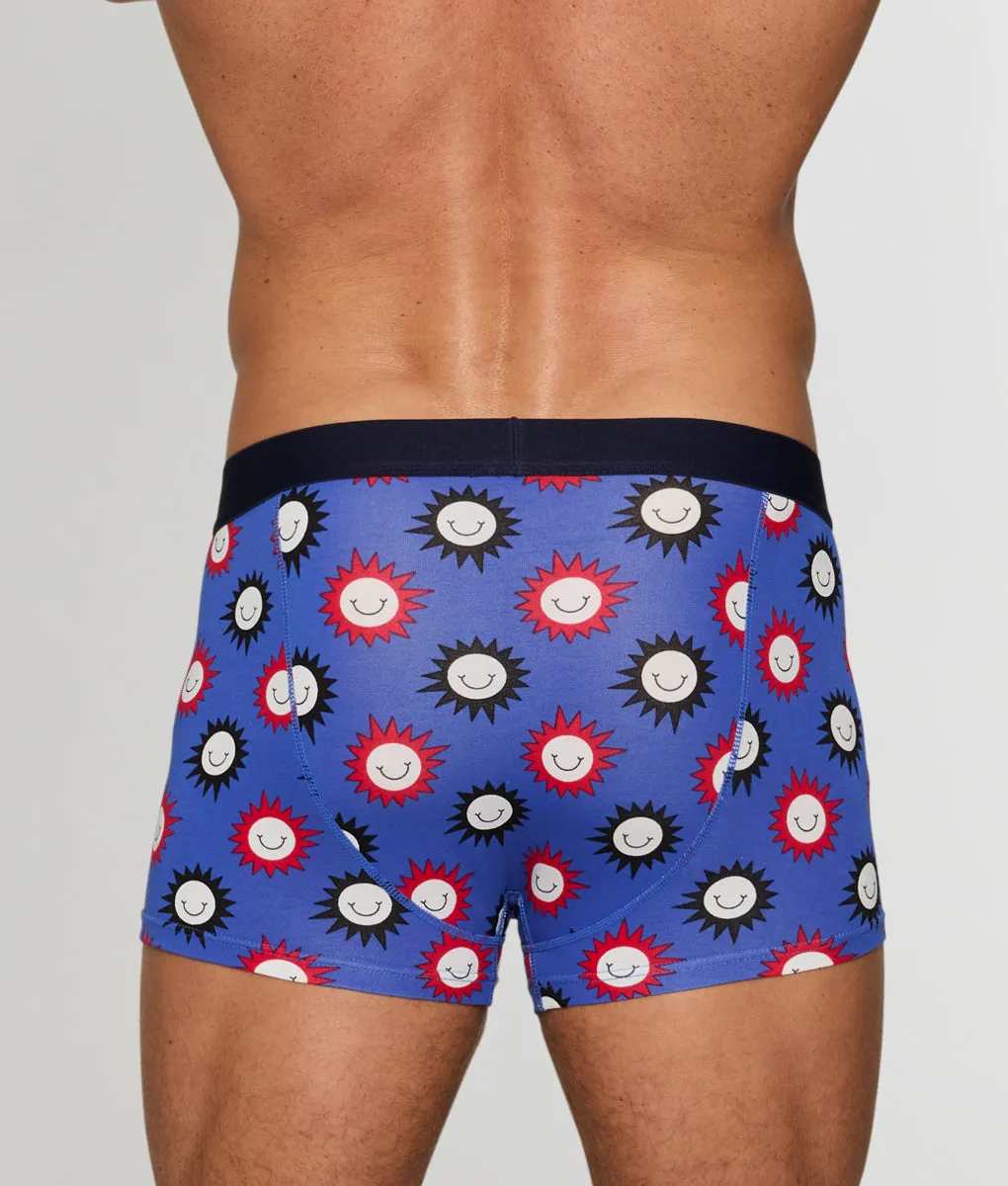Happy Socks Sunny Smile Trunk Blue Sunny Smile sold by Underwear Expert product image thumbnail 2