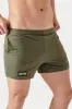 Awry Varsity Shorts - Army Green sold by Underwear Expert