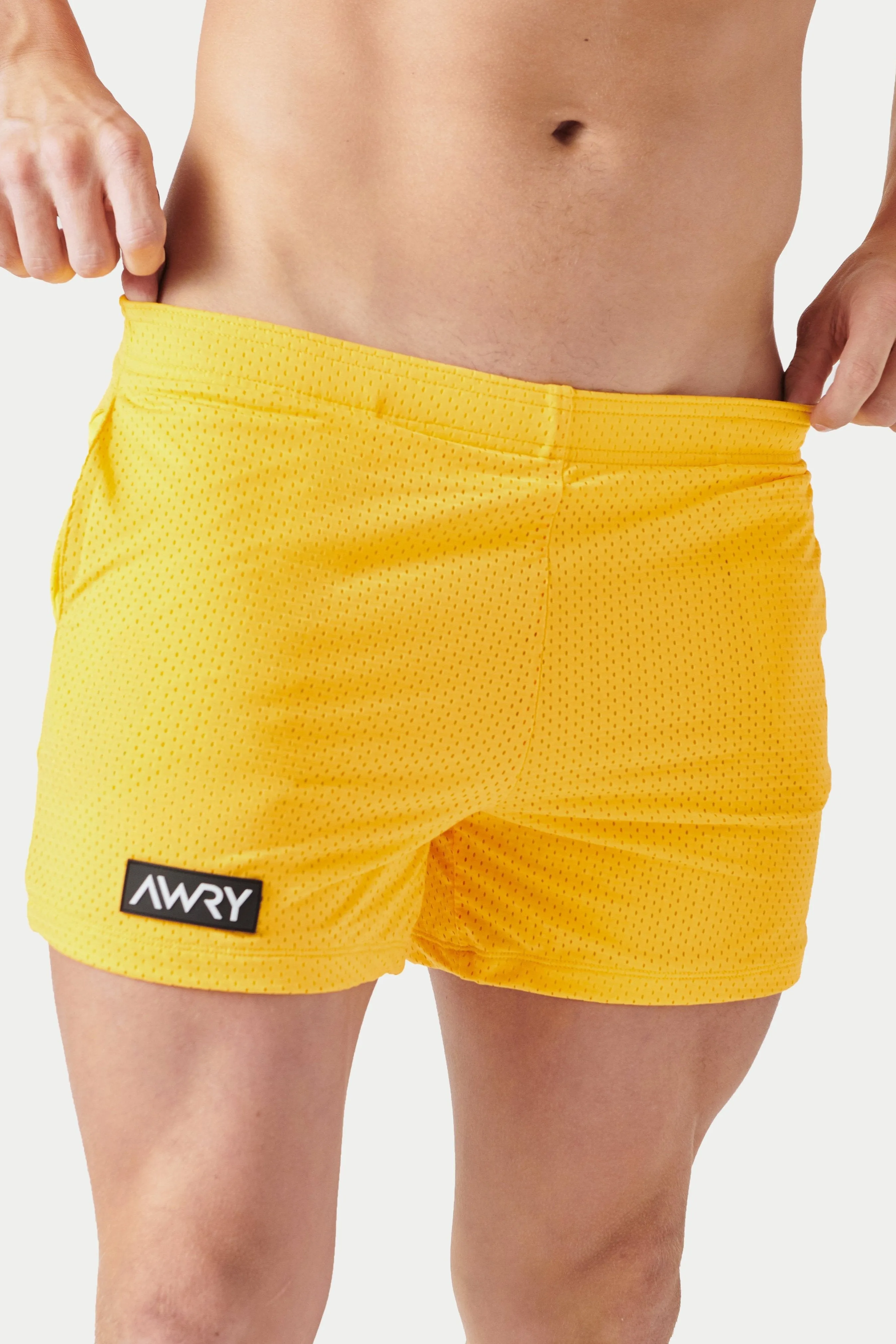 Awry Varsity Shorts - Amber sold by Underwear Expert