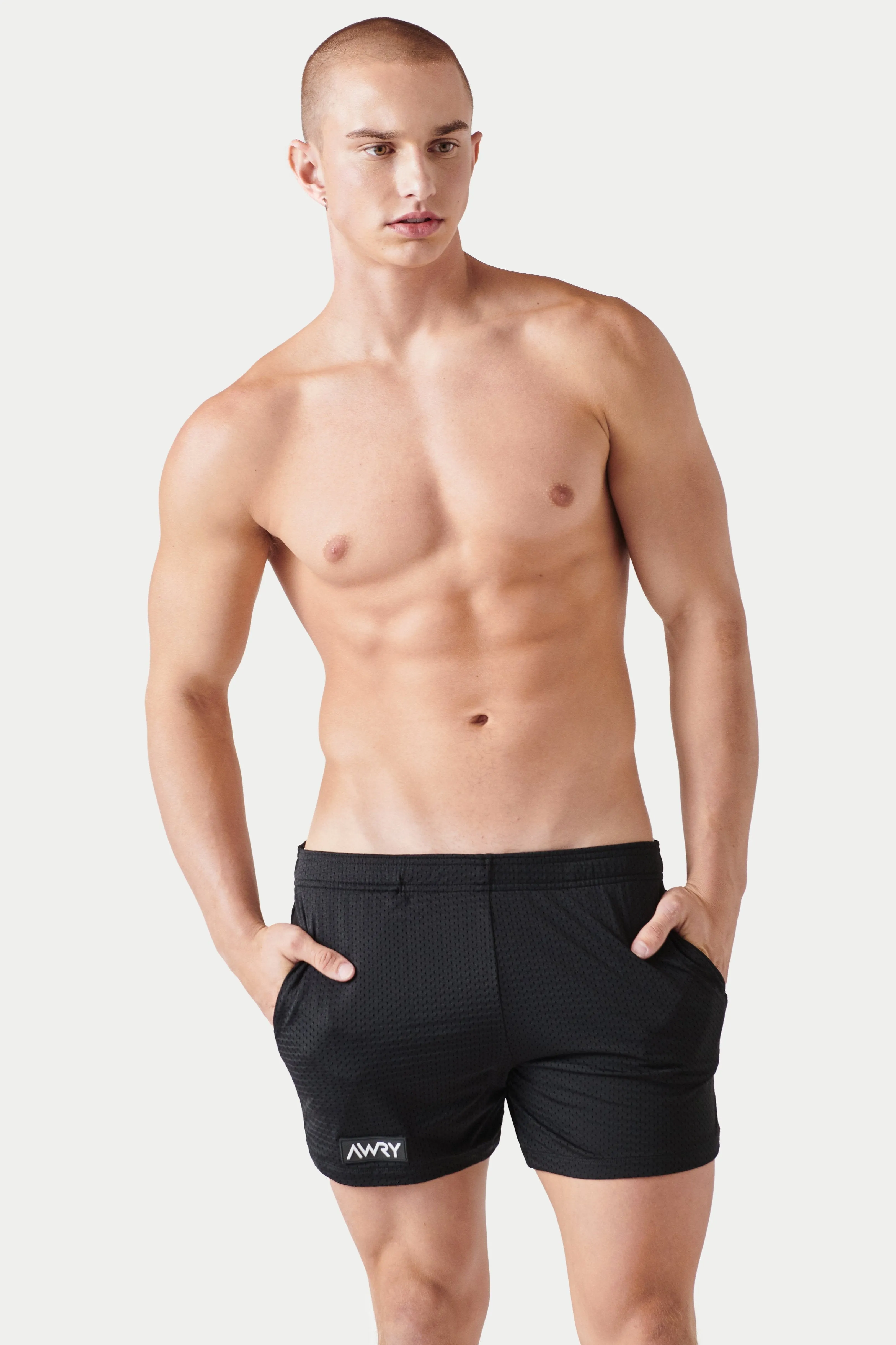 Awry Varsity Shorts - Black sold by Underwear Expert product image thumbnail 2