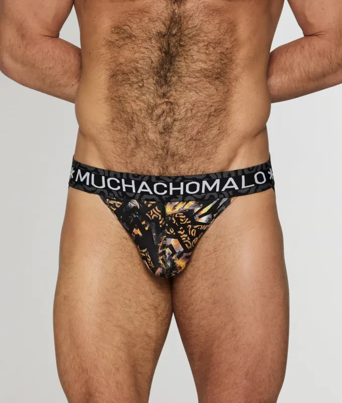 Muchachomalo Fire Elements Thong Fire Elements Pattern A sold by Underwear Expert