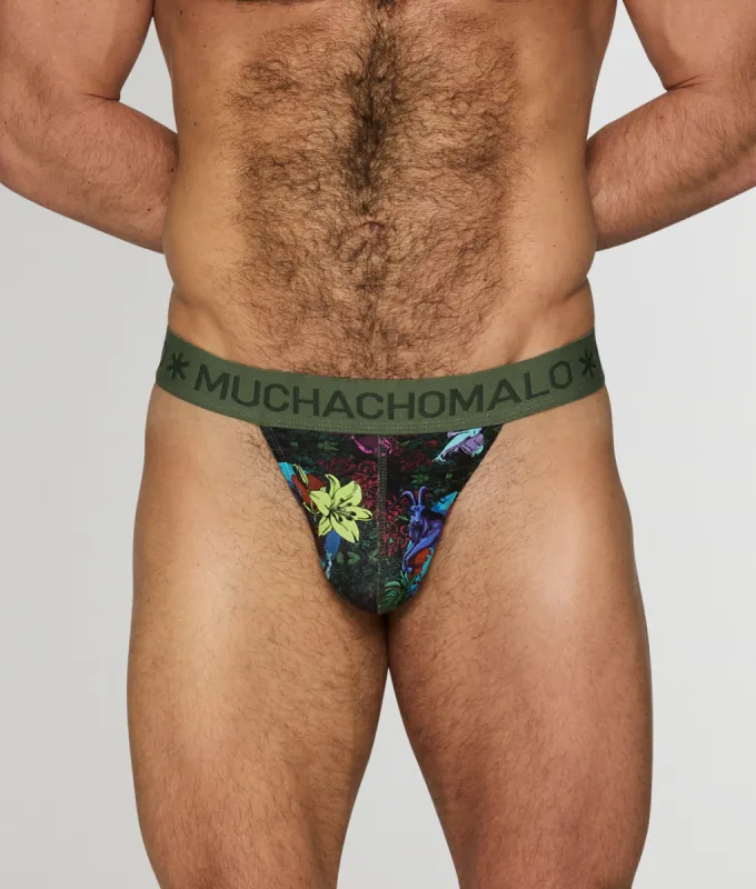 Muchachomalo Earth Elements Thong Earth Elements Pattern A sold by Underwear Expert