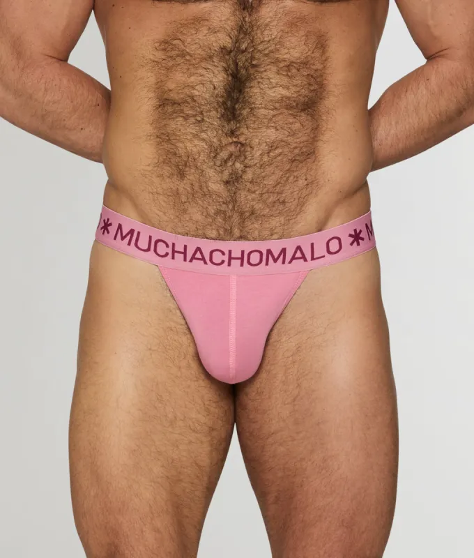 Muchachomalo Solid Thong Rose sold by Underwear Expert