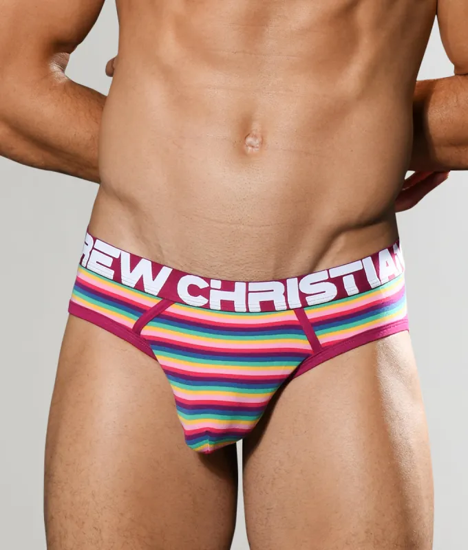 Andrew Christian Colony Stripe Almost Naked Brief sold by Underwear Expert