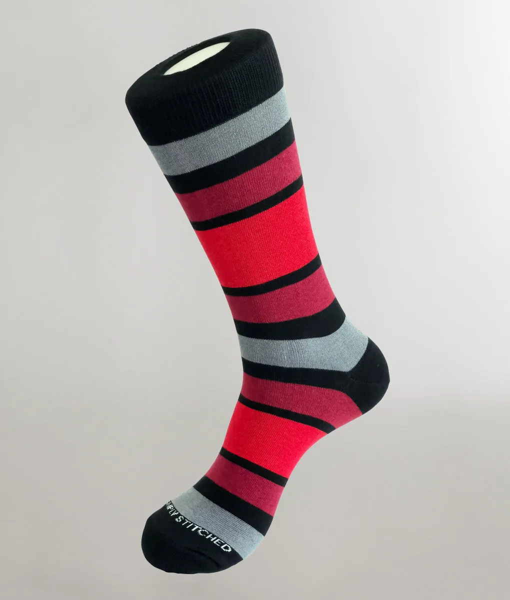 Unsimply Stitched Bloke Stripe Crew Sock sold by Underwear Expert