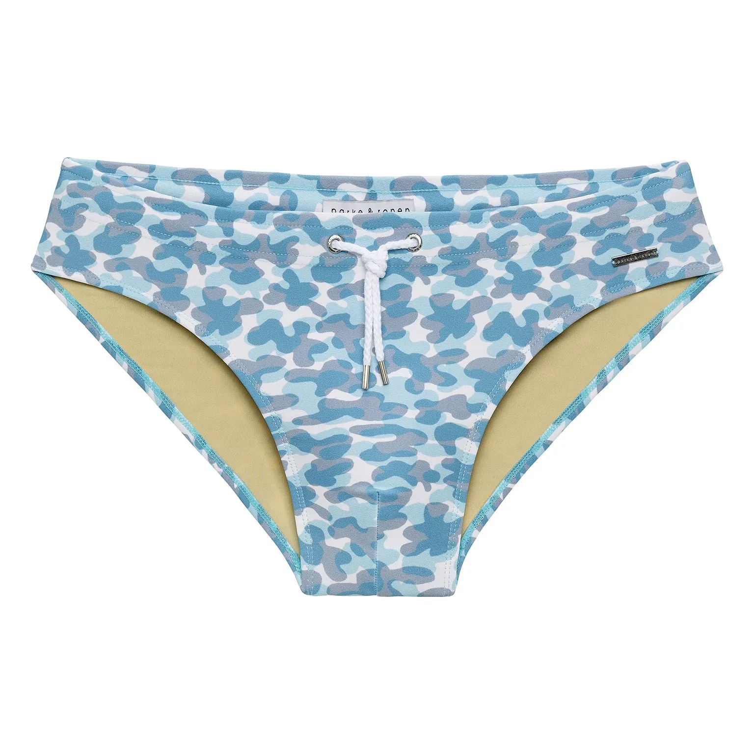 Parke & Ronen New Resort '25 - Cloud Leopard Blue Print Meridian Bikini sold by Underwear Expert product image thumbnail 5