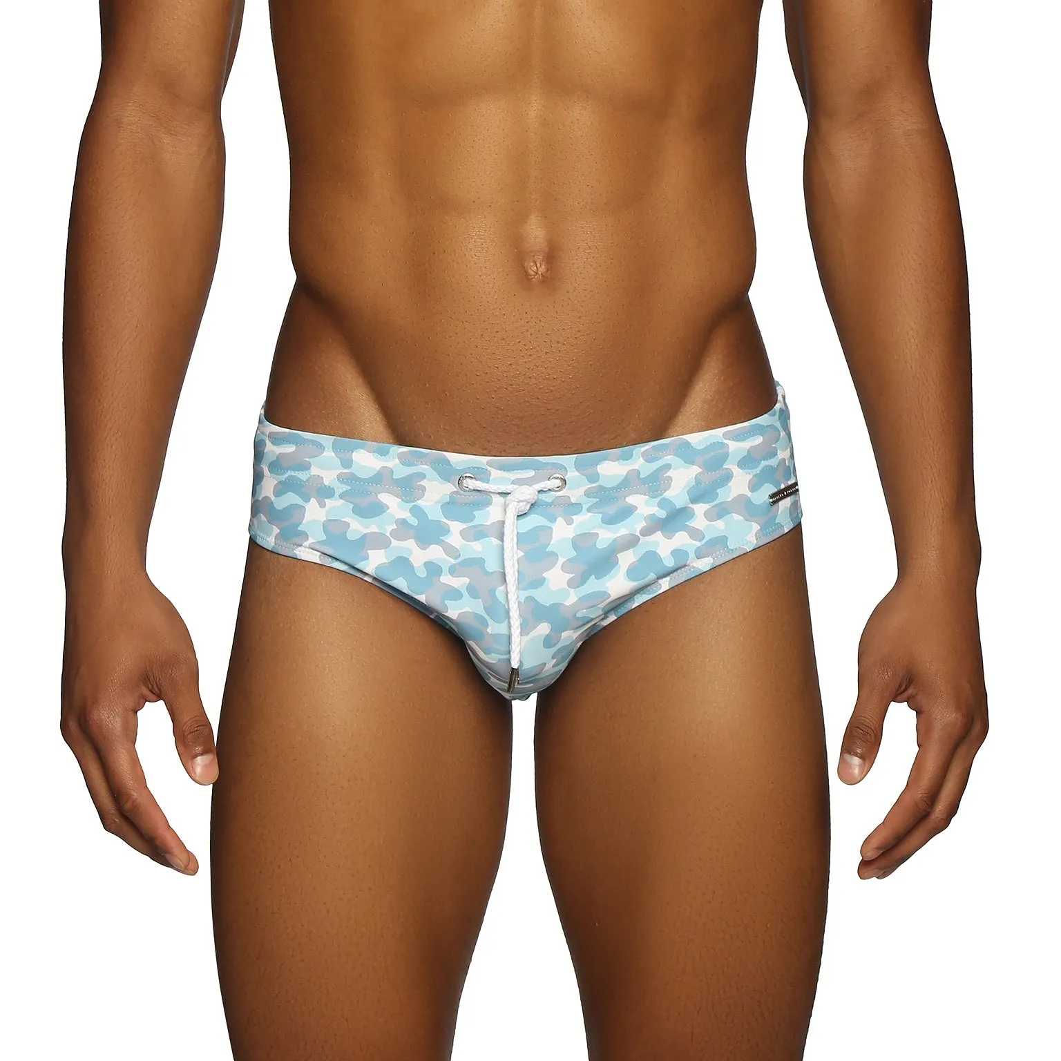 Parke & Ronen New Resort '25 - Cloud Leopard Blue Print Meridian Bikini sold by Underwear Expert
