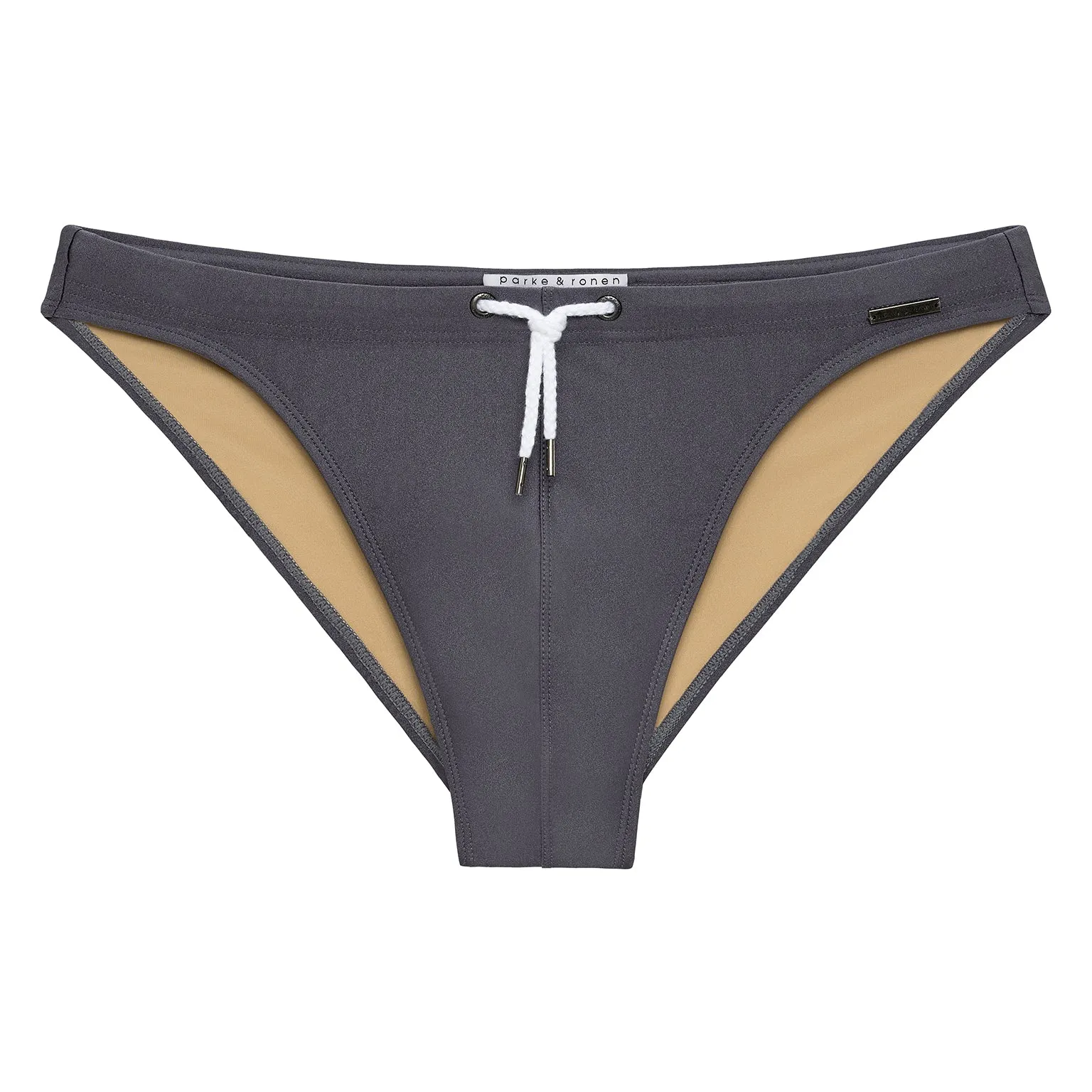 Parke & Ronen New Resort '25 - New Charcoal Solid Blade Bikini sold by Underwear Expert product image thumbnail 5
