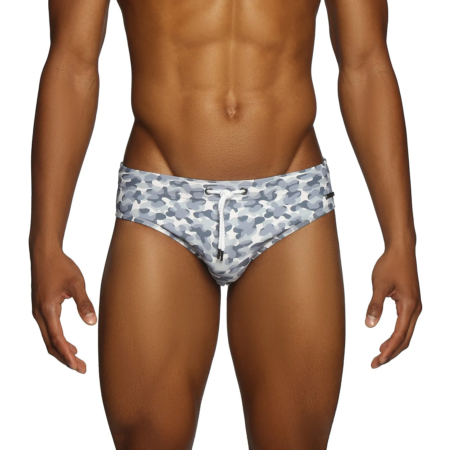 Parke & Ronen New Resort '25 - Cloud Leopard Grey Print Meridian Bikini sold by Underwear Expert