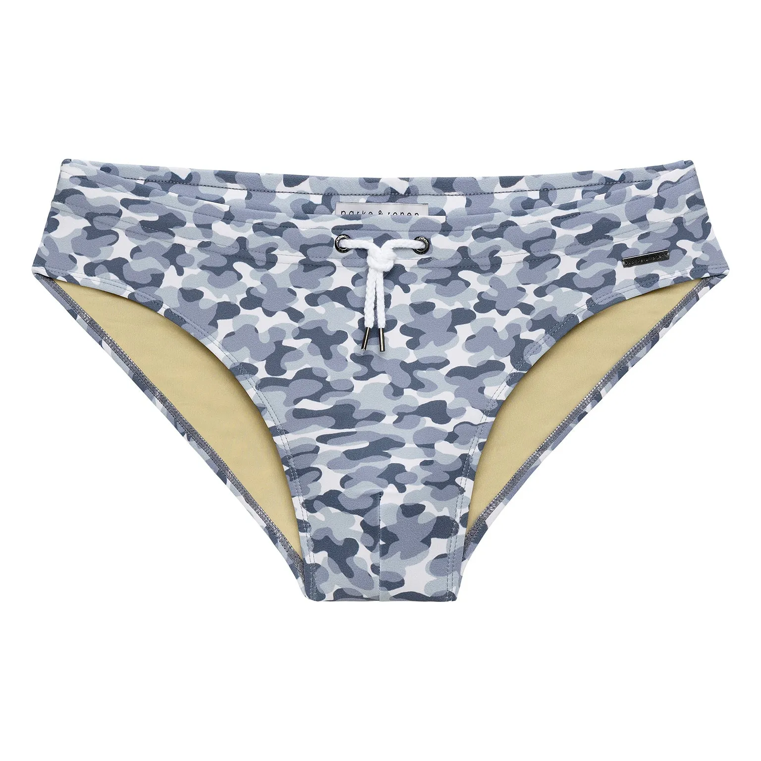 Parke & Ronen New Resort '25 - Cloud Leopard Grey Print Meridian Bikini sold by Underwear Expert product image thumbnail 5