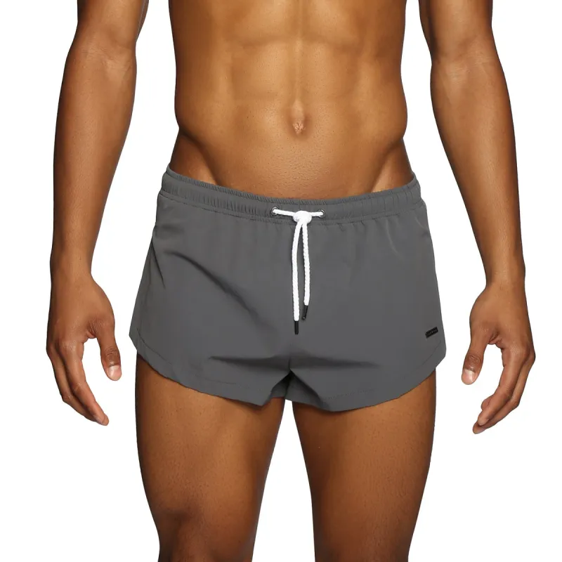 Parke & Ronen New Resort '25 - Charcoal Aero Swim Short sold by Underwear Expert