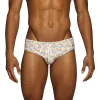 Parke & Ronen New Resort '25 - Cloud Leopard Gold Print Meridian Bikini sold by Underwear Expert
