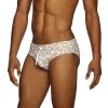 Parke & Ronen New Resort '25 - Cloud Leopard Gold Print Meridian Bikini sold by Underwear Expert