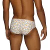 Parke & Ronen New Resort '25 - Cloud Leopard Gold Print Meridian Bikini sold by Underwear Expert