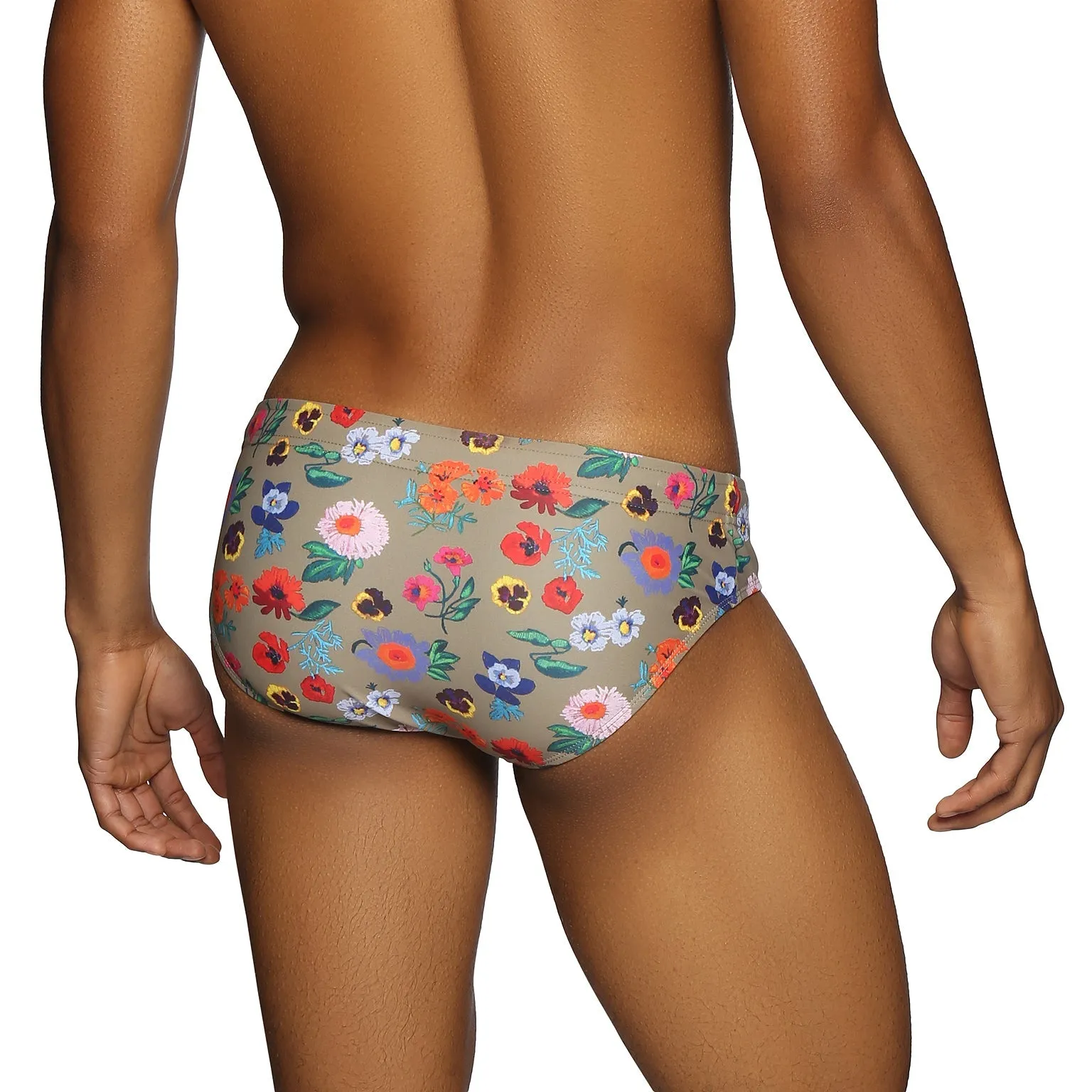 Parke & Ronen New Resort '25 - Brasilia Khaki Print Meridian Bikini sold by Underwear Expert product image thumbnail 3